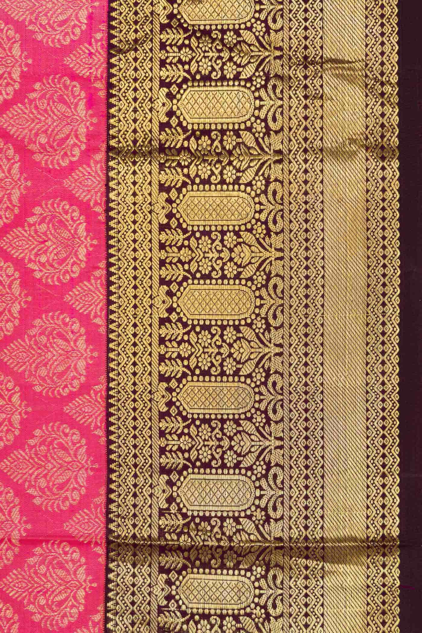 Pink Kanchipuram Silk Saree