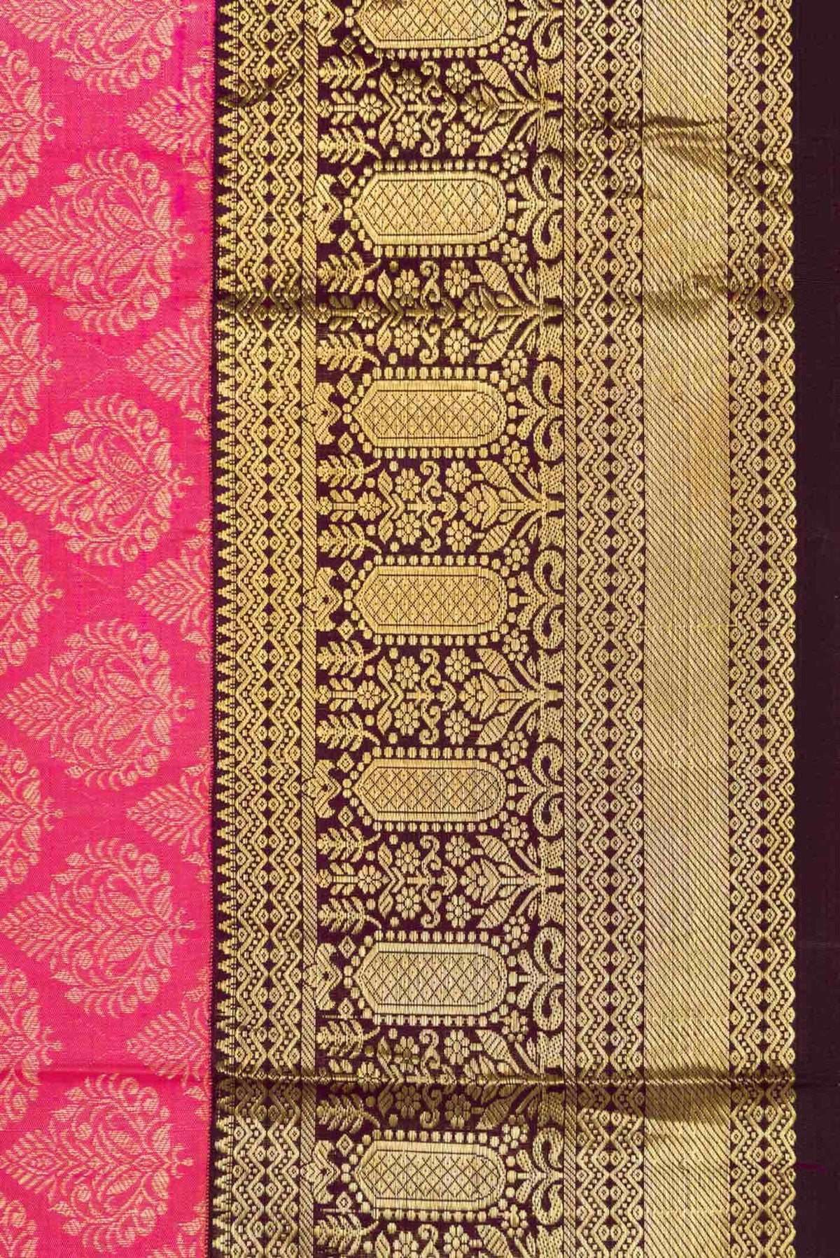 Pink Kanjivaram Silk Saree