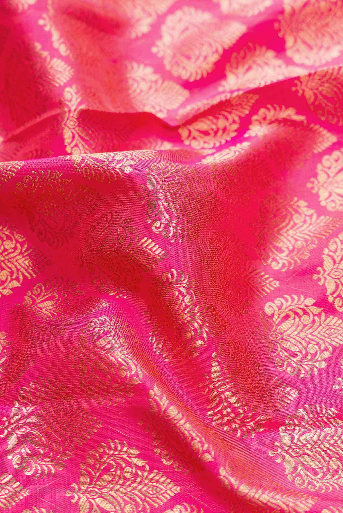 Pink Kanchipuram Silk Saree