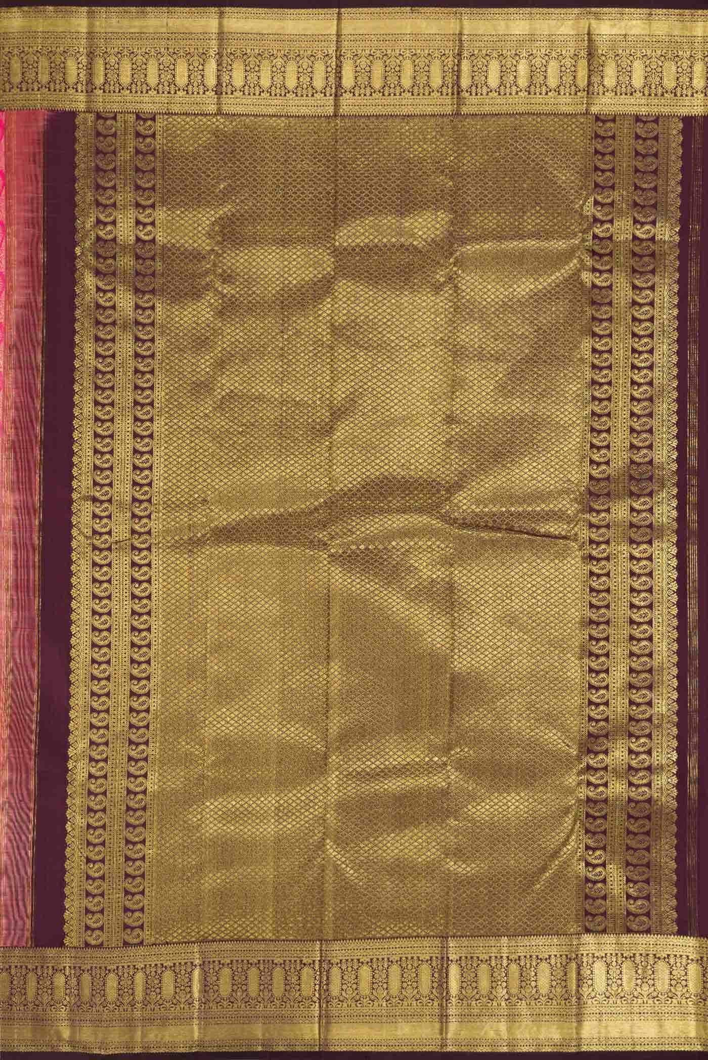 Pink Kanchipuram Silk Saree