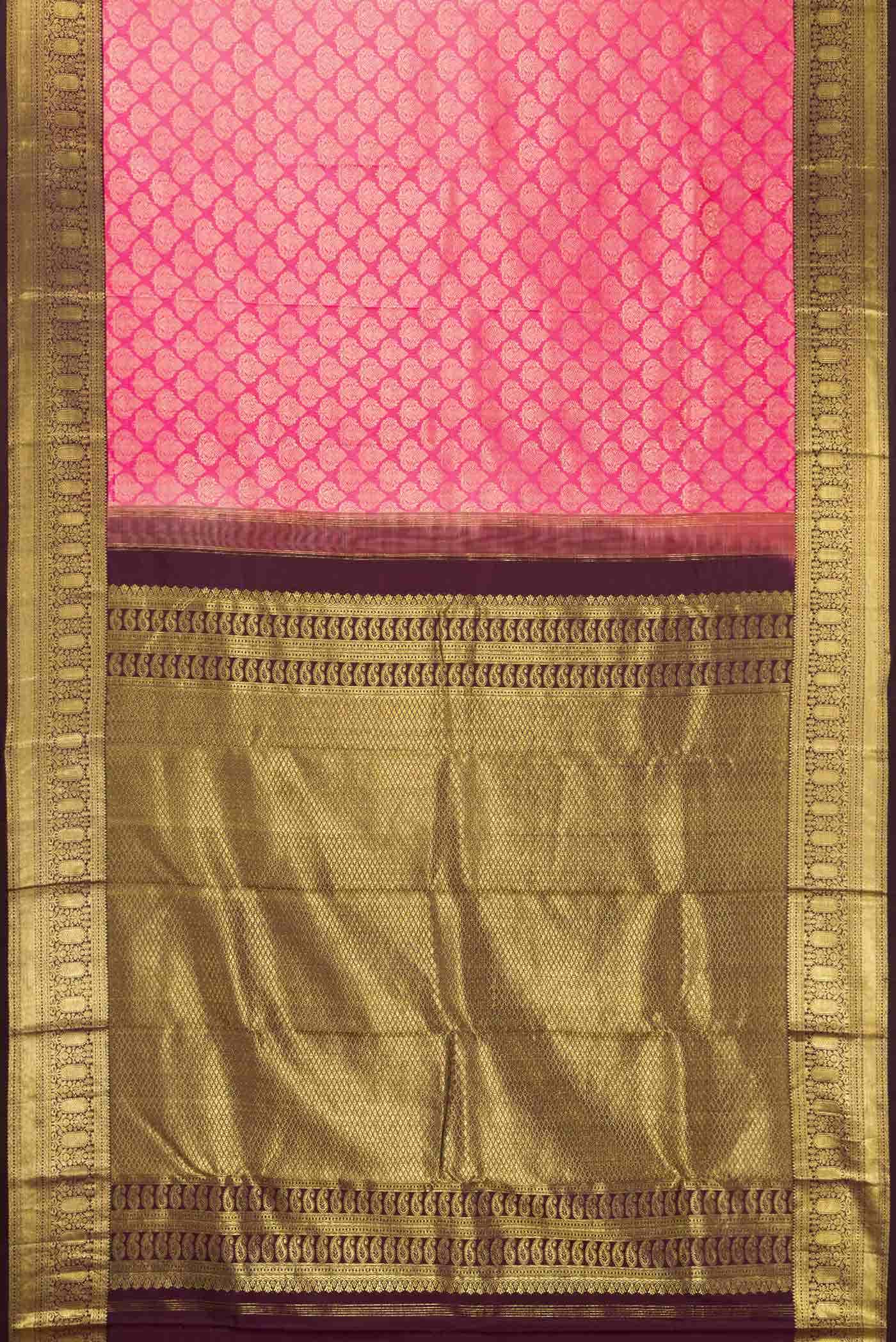Pink Kanchipuram Silk Saree