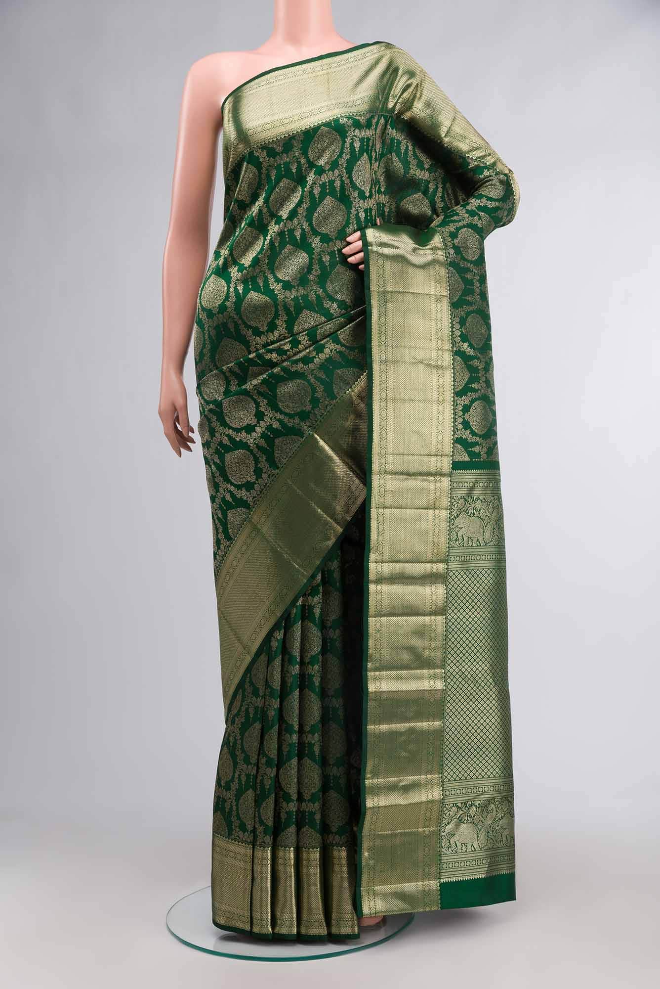 Green Kanchipuram Silk Saree