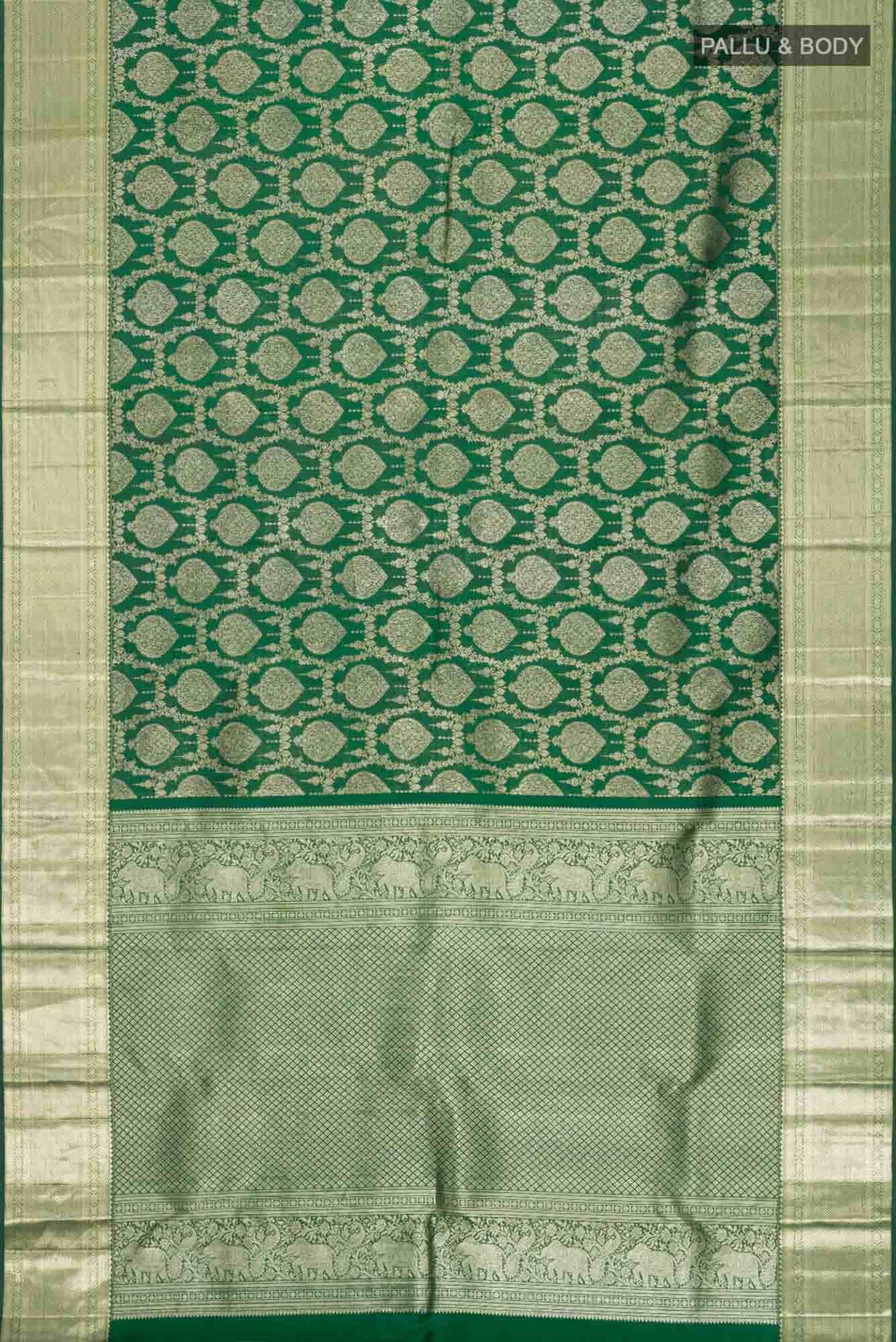 Green Kanchipuram Silk Saree