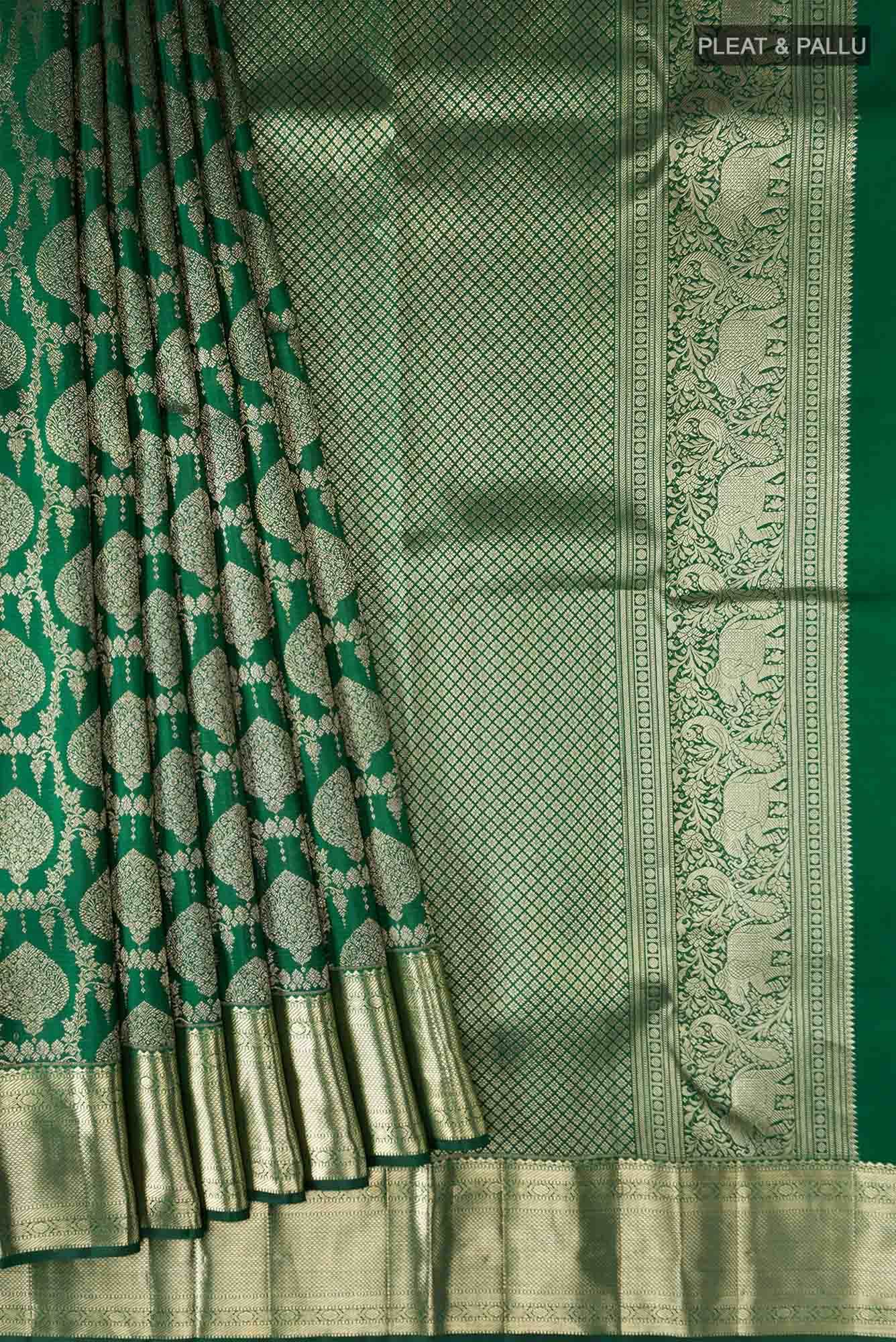Green Kanchipuram Silk Saree