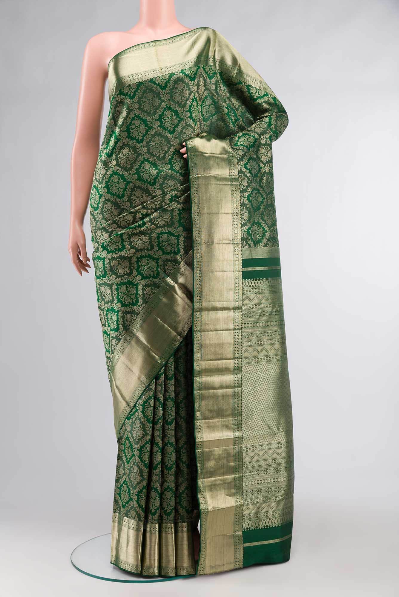 Green Kanchipuram Silk Saree