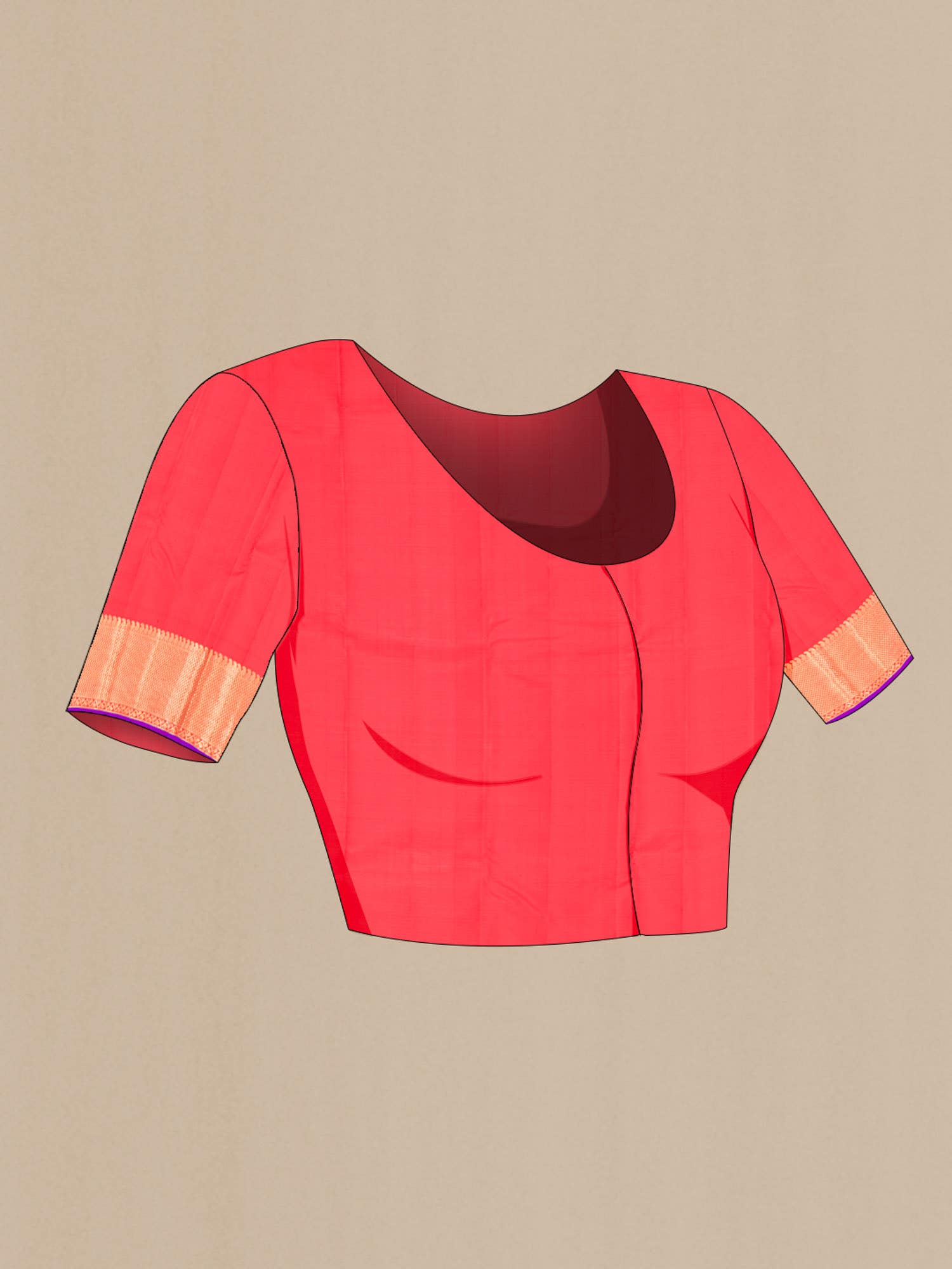 Red Kanjivaram Silk Saree
