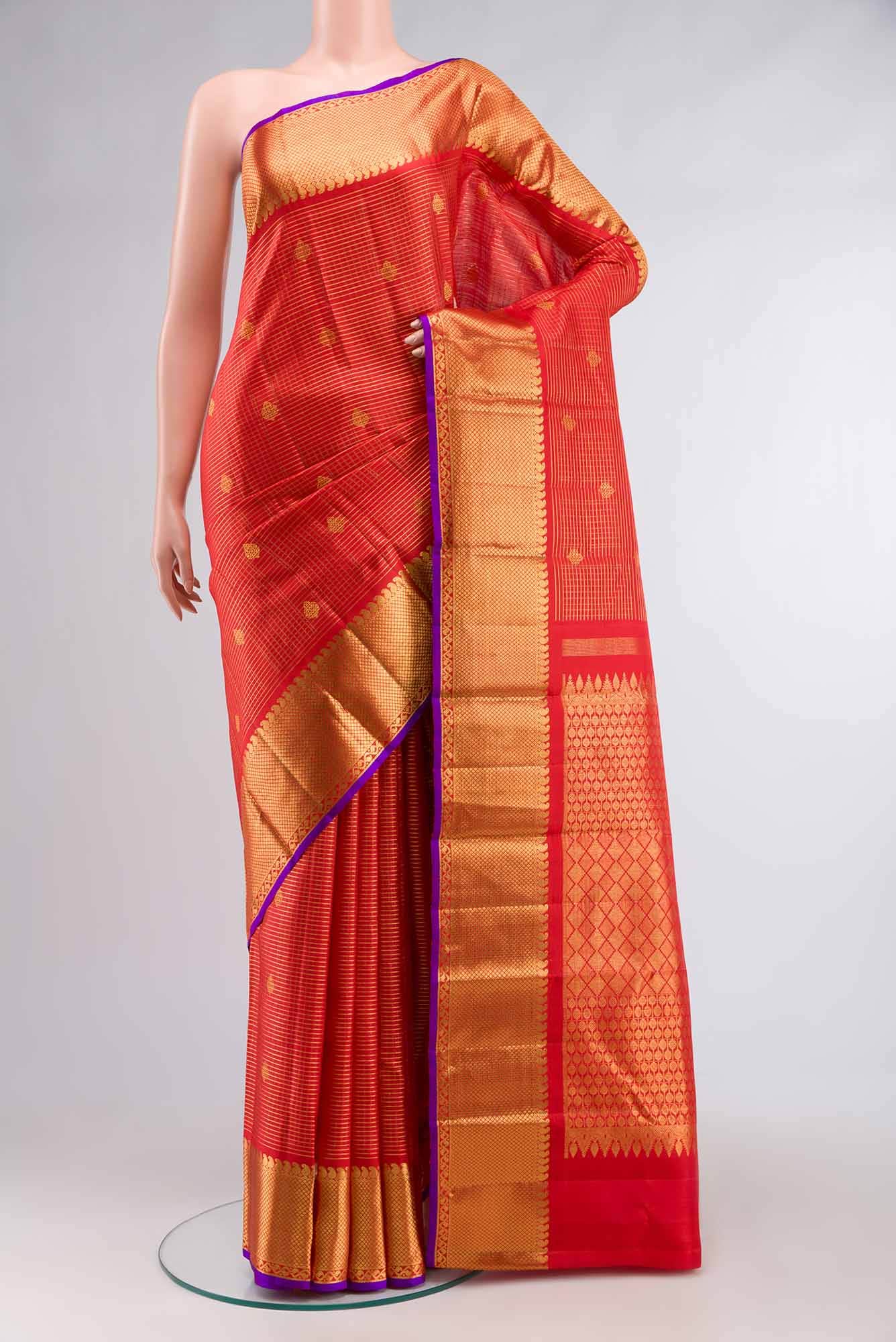 Red Kanchipuram Silk Saree