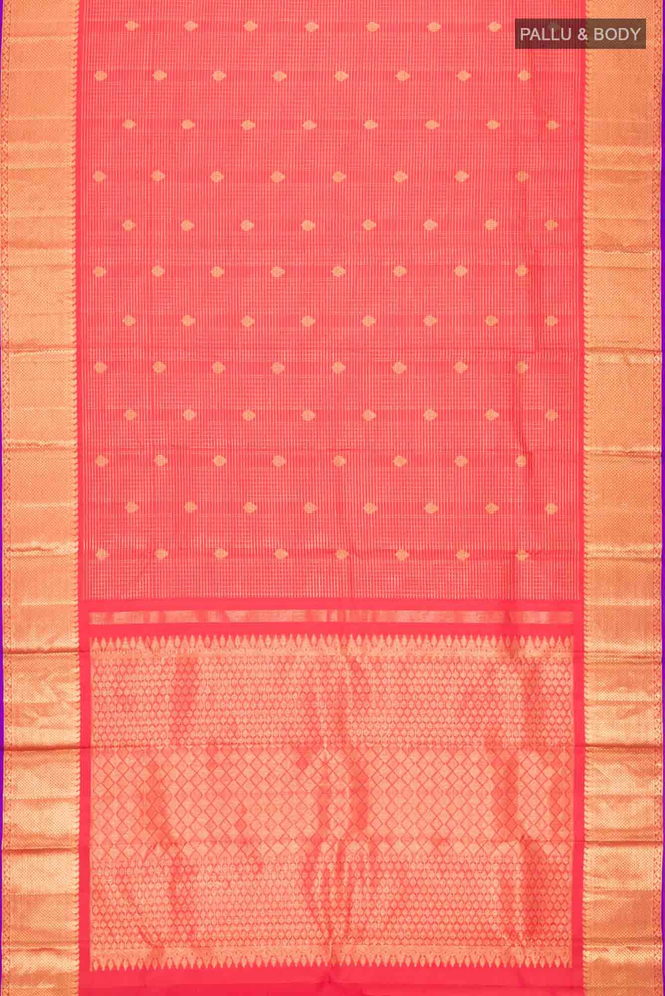 Red Kanchipuram Silk Saree
