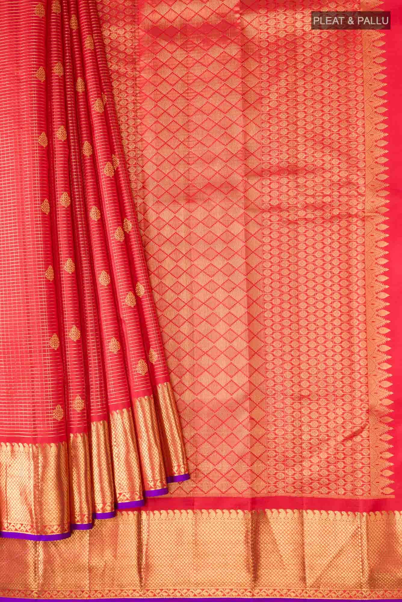Red Kanchipuram Silk Saree