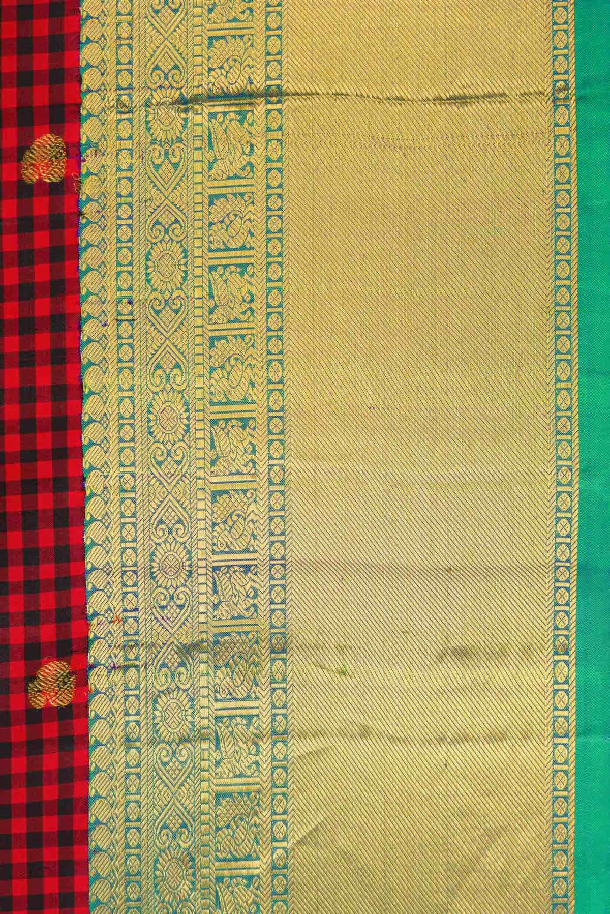 Multi Color Kanjivaram Silk Saree