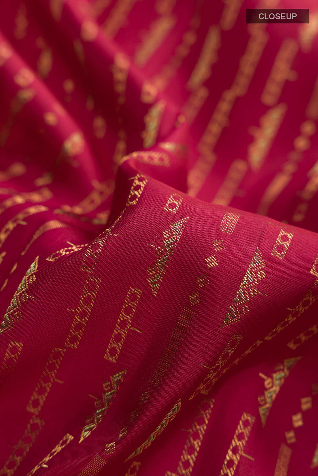 Maroon Kanchipuram Silk Saree