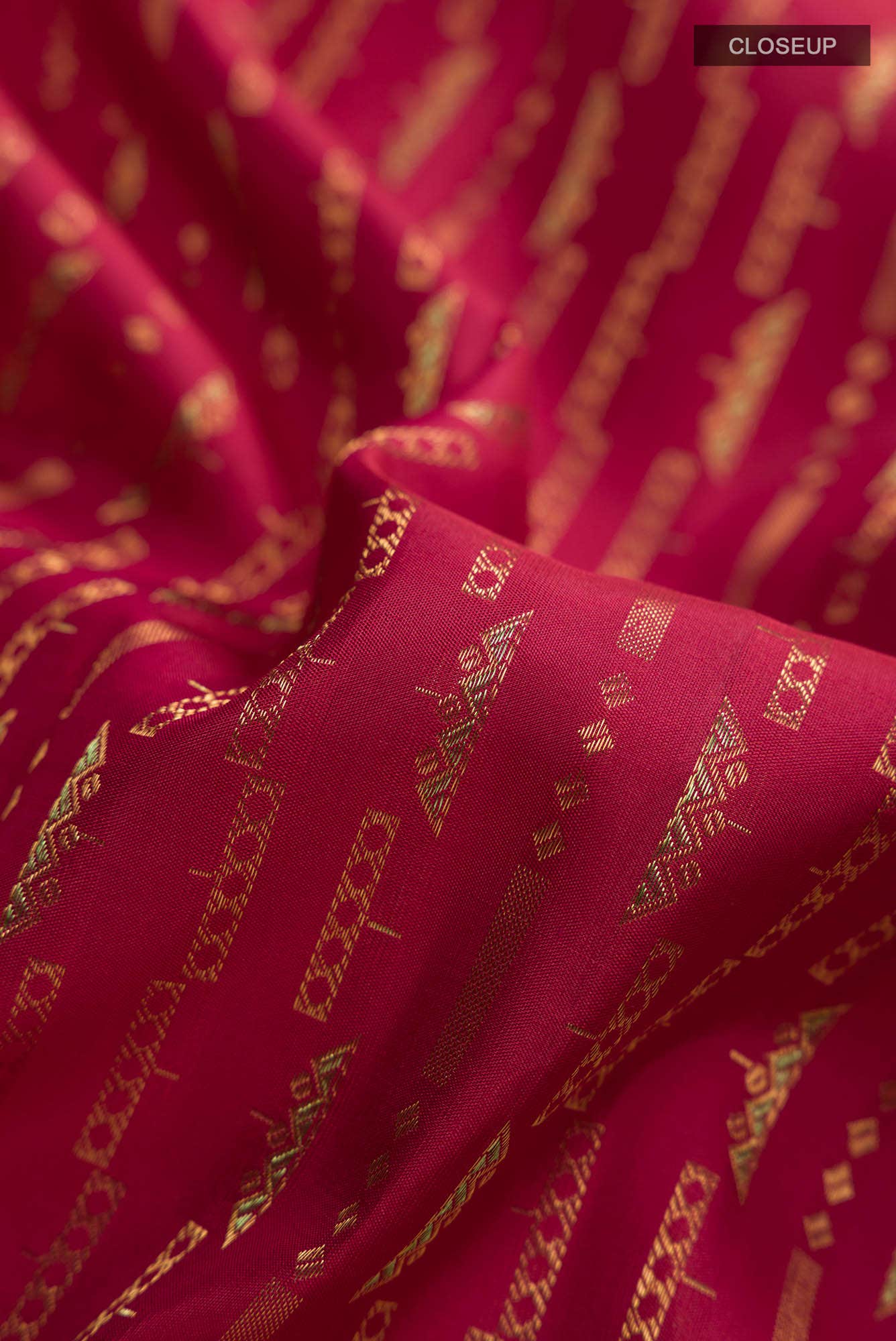 Maroon Kanchipuram Silk Saree