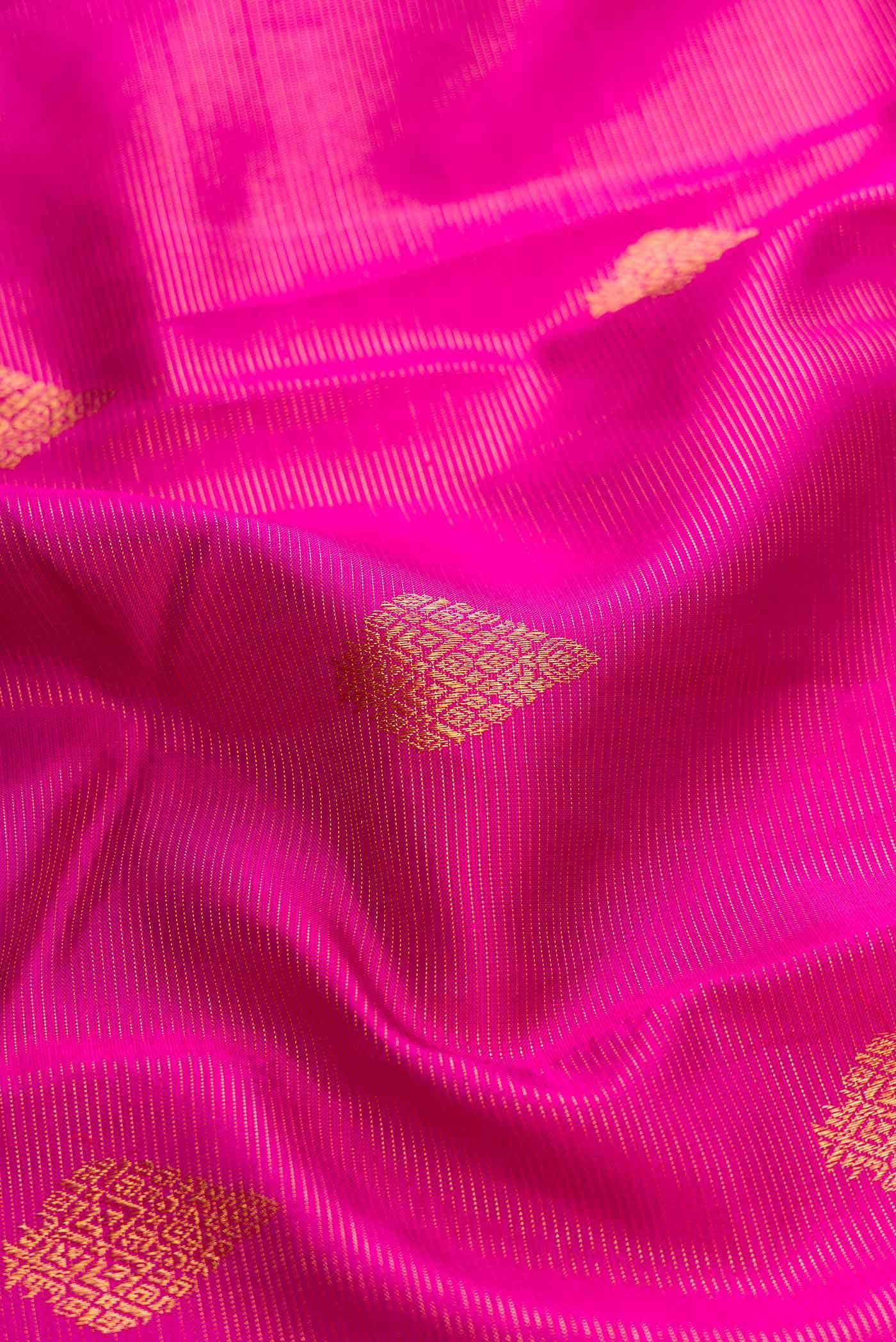 Magenta Kanchipuram Silk Saree