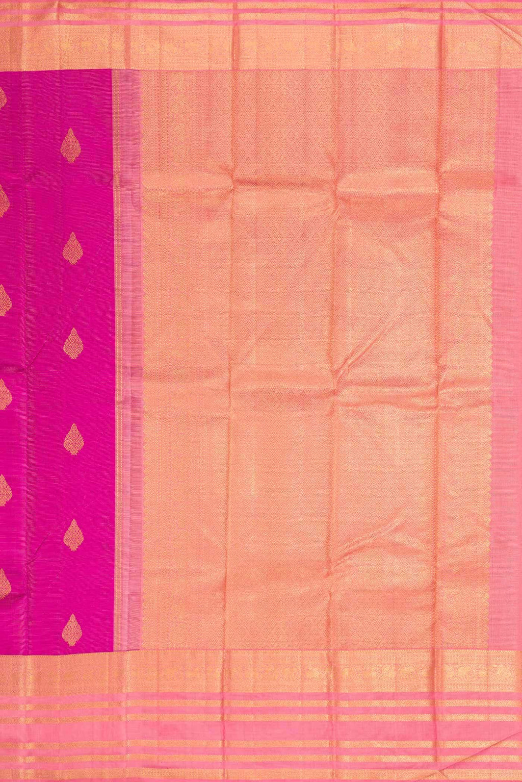 Magenta Kanchipuram Silk Saree