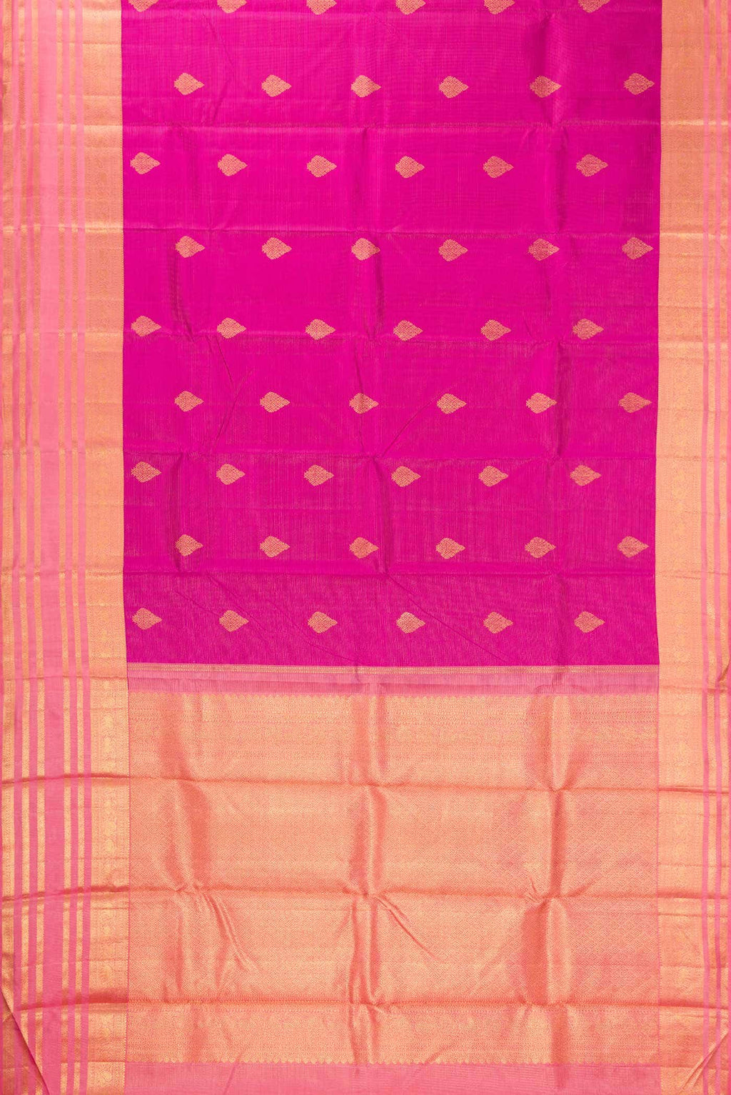 Magenta Kanchipuram Silk Saree