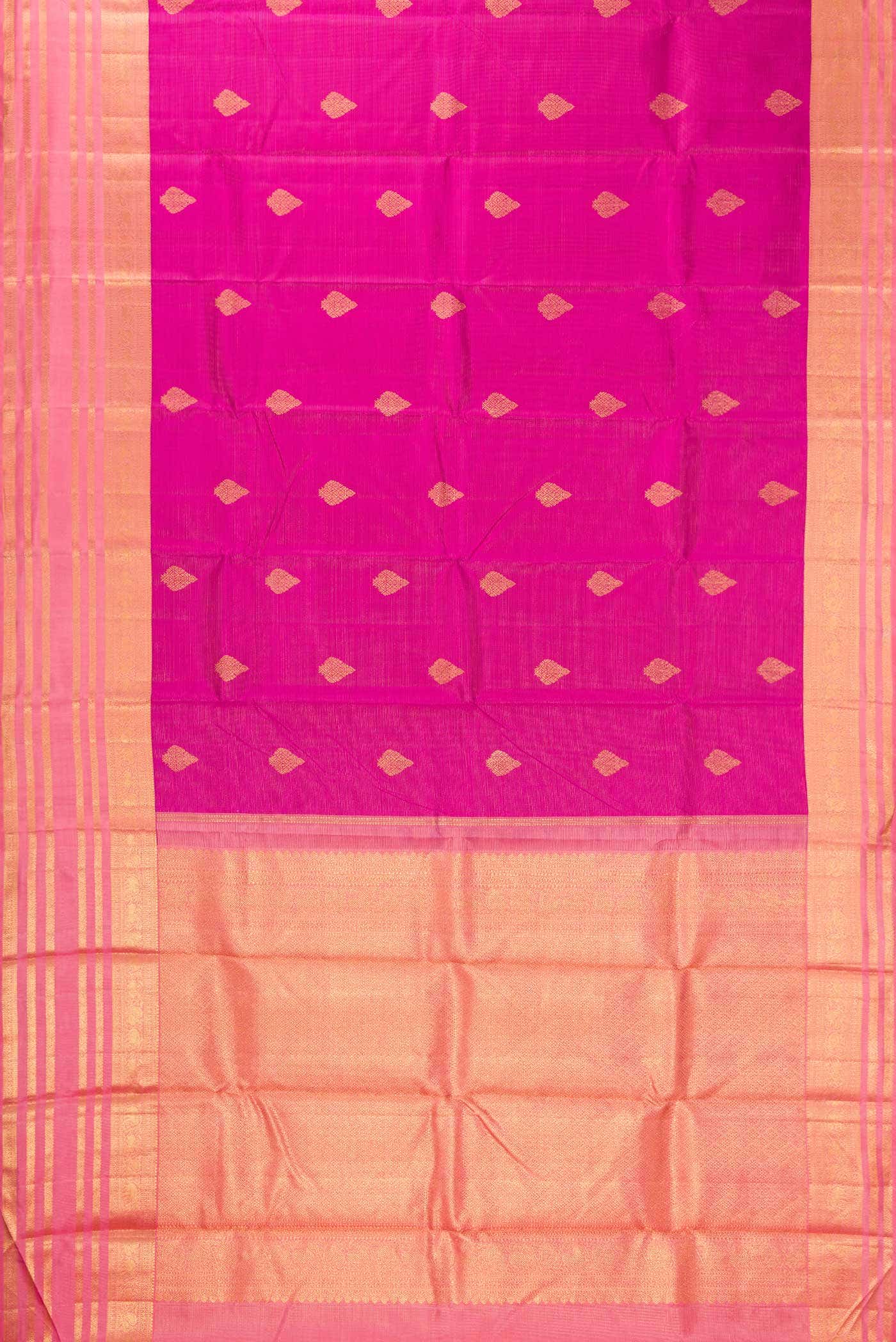 Magenta Kanchipuram Silk Saree