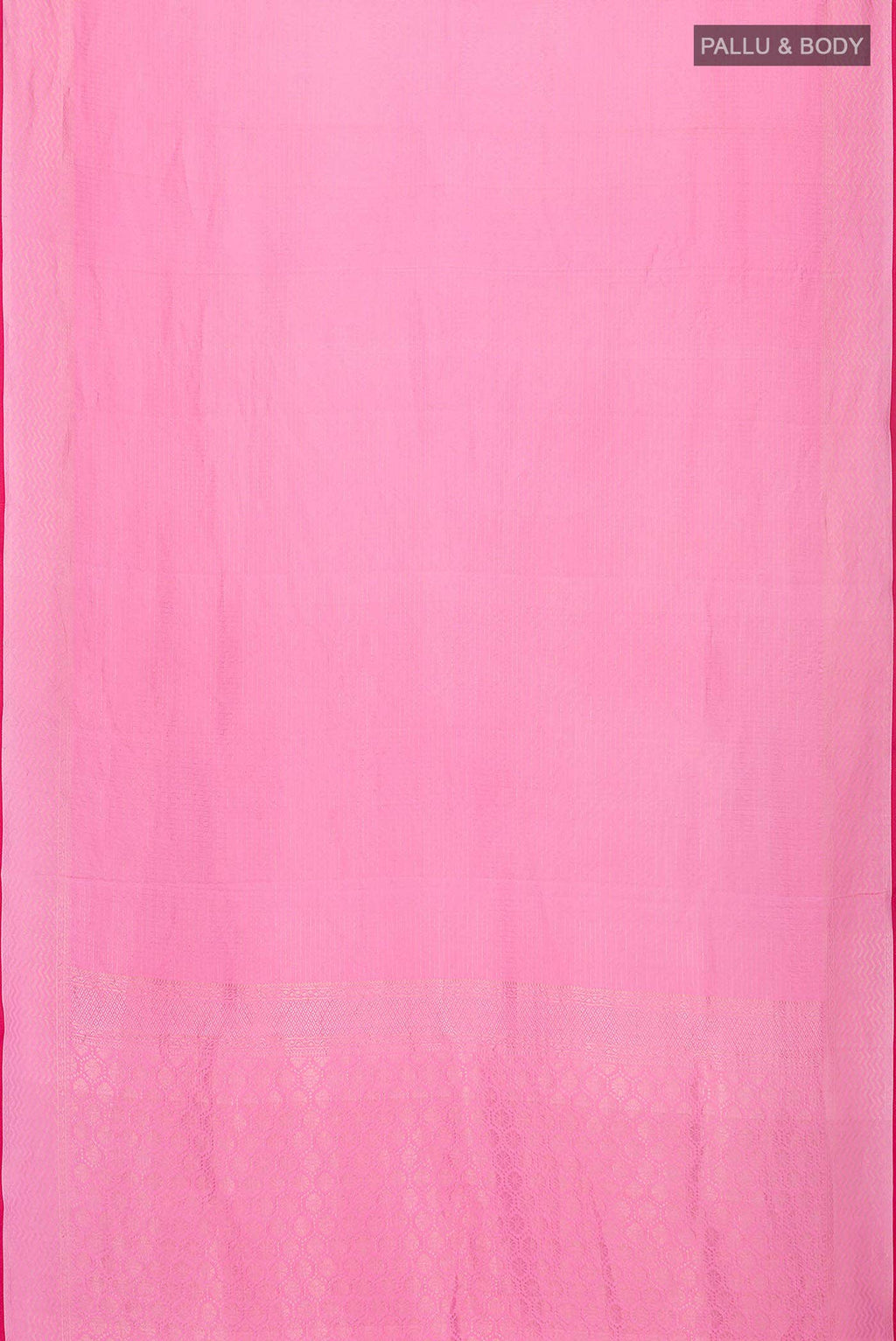 Pink Mysore Crepe Saree
