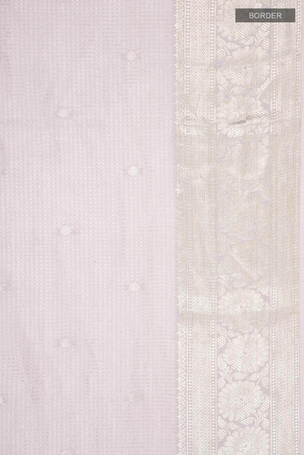 Pink Mysore Crepe Saree