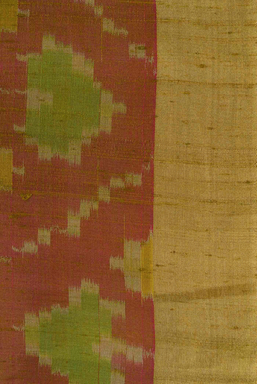 Maroon Dual Tone Raw Silk Saree