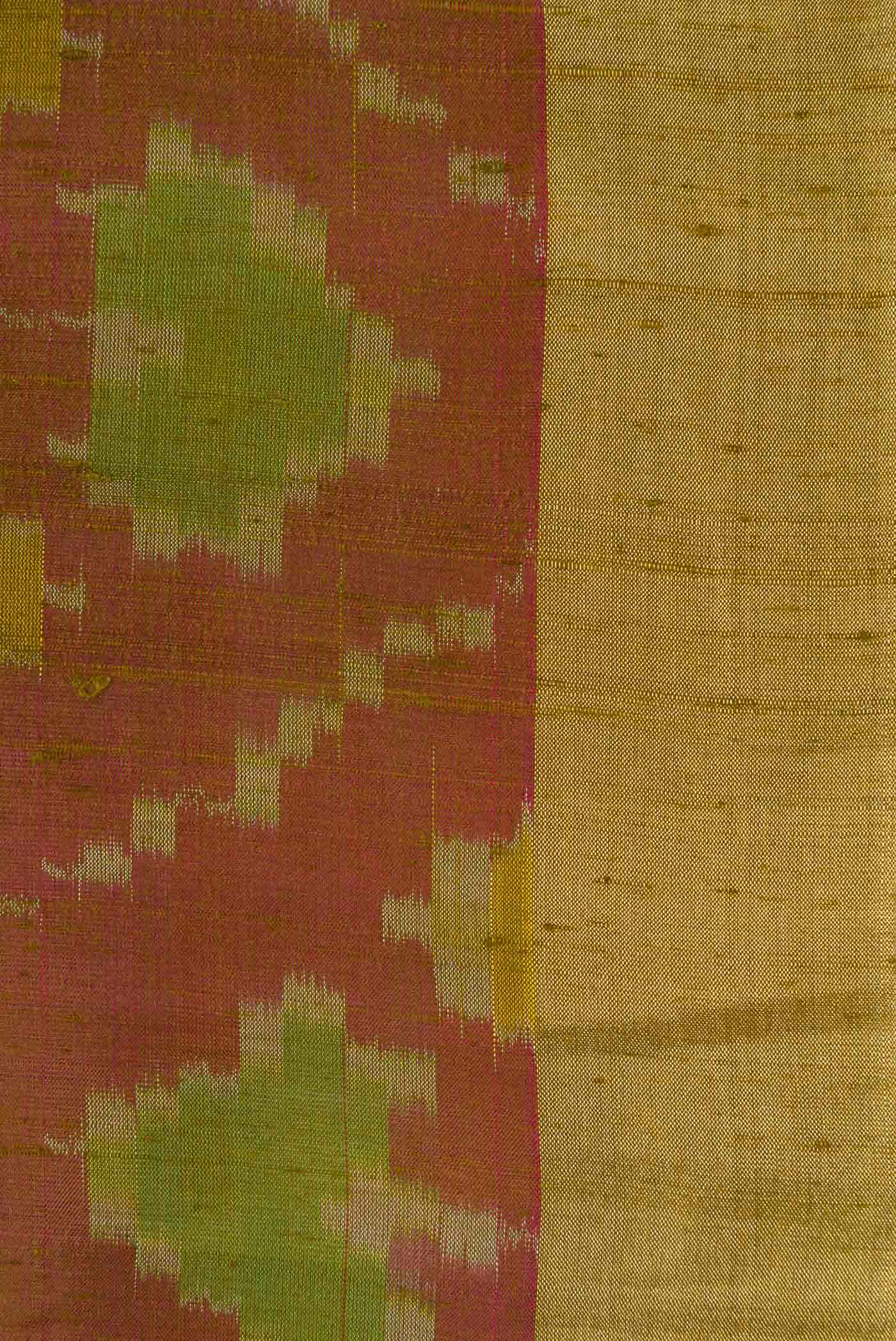 Maroon Dual Tone Raw Silk Saree
