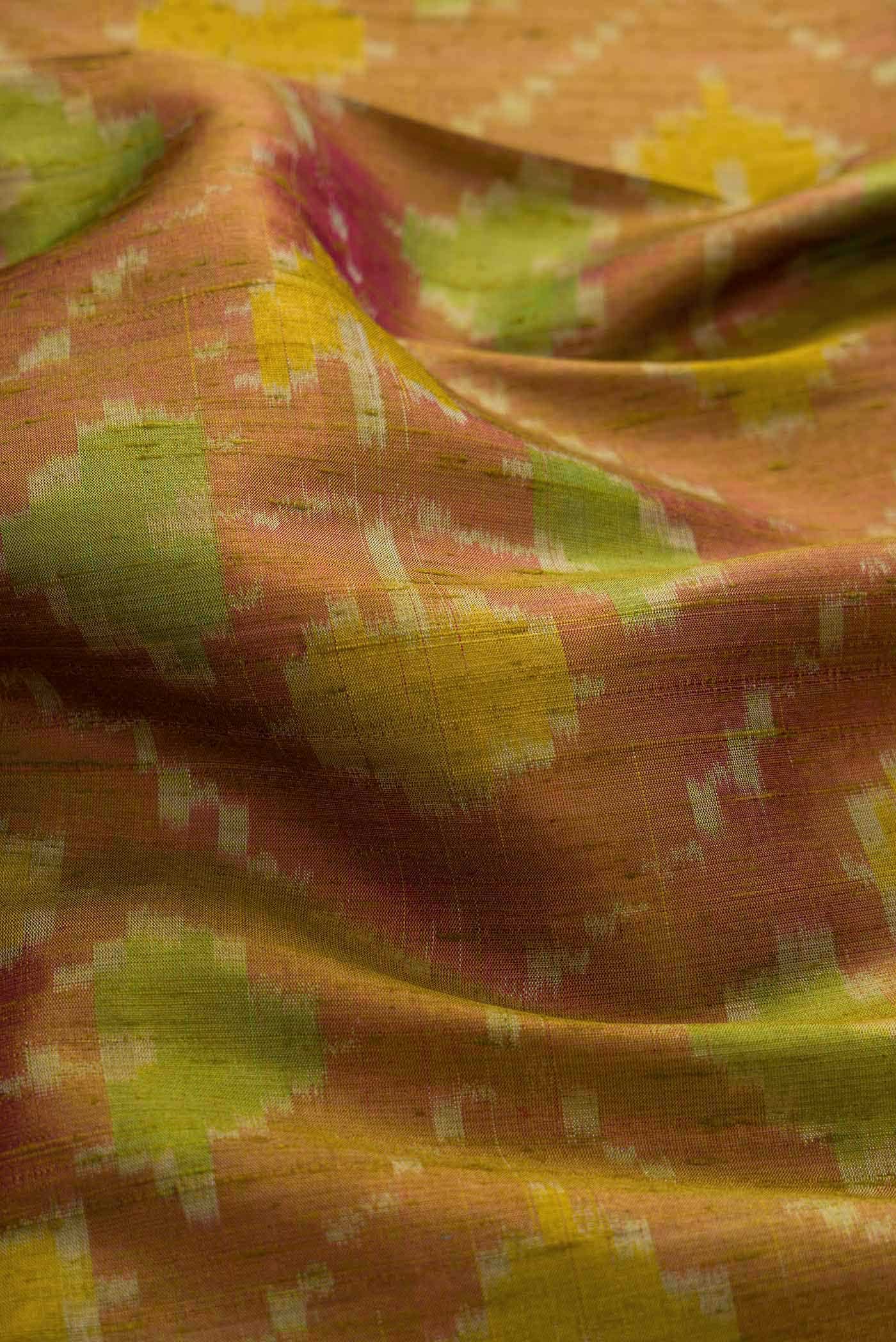 Maroon Dual Tone Raw Silk Saree