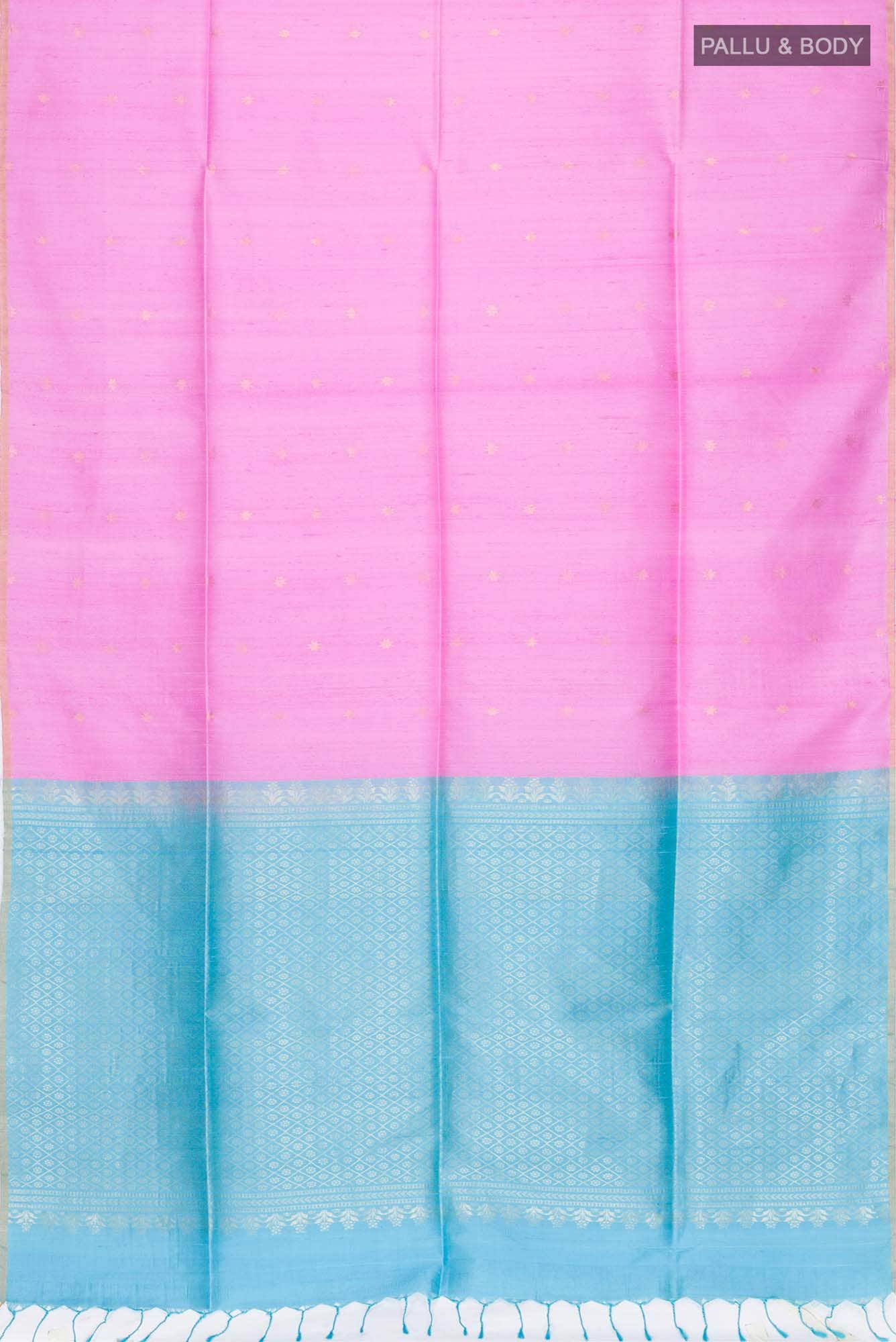 Pink Raw Silk Saree