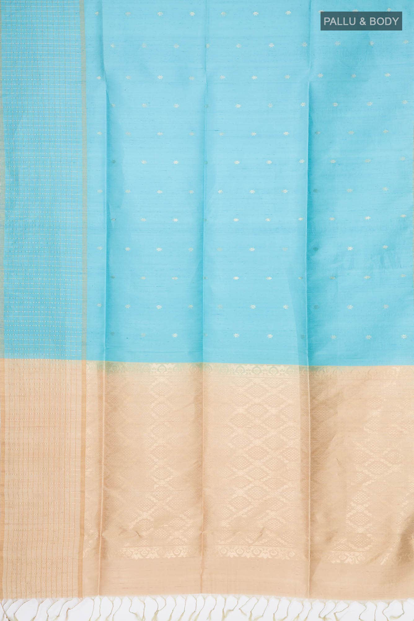 Blue Raw Silk Saree