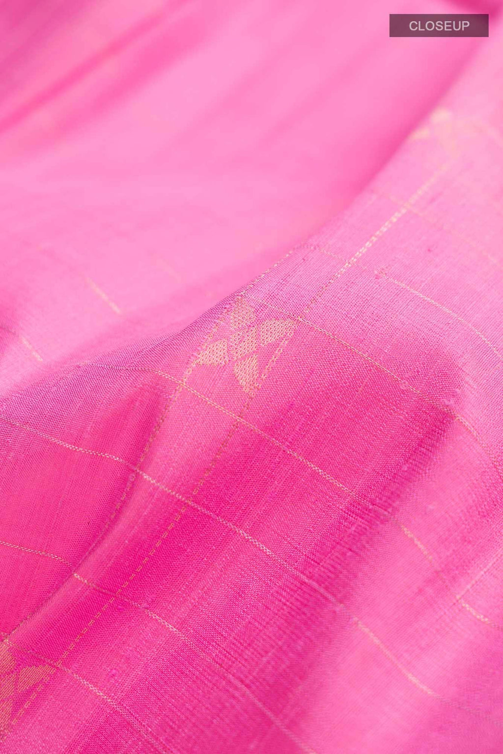 Rose pink Raw Silk Saree