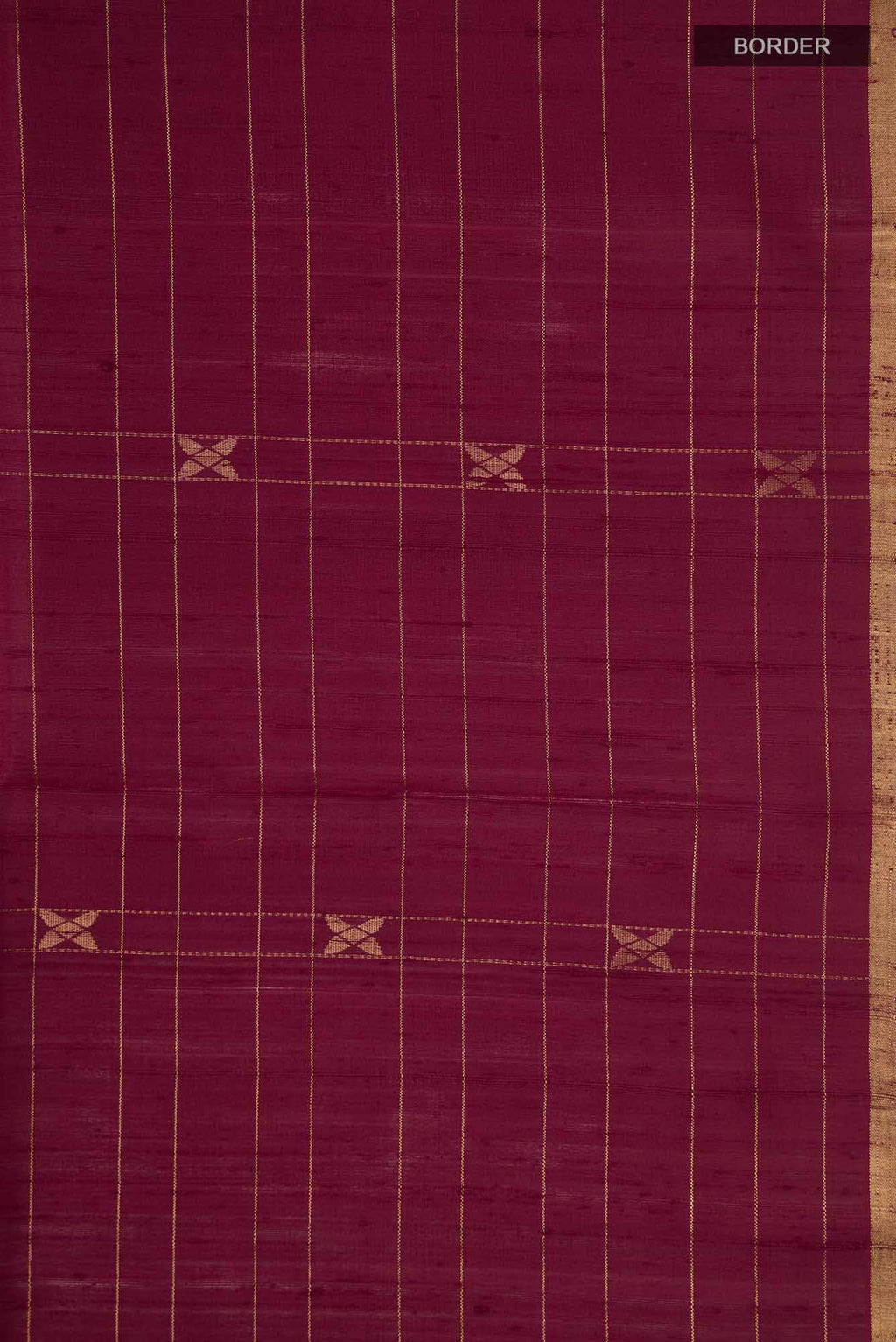Maroon Raw Silk Saree