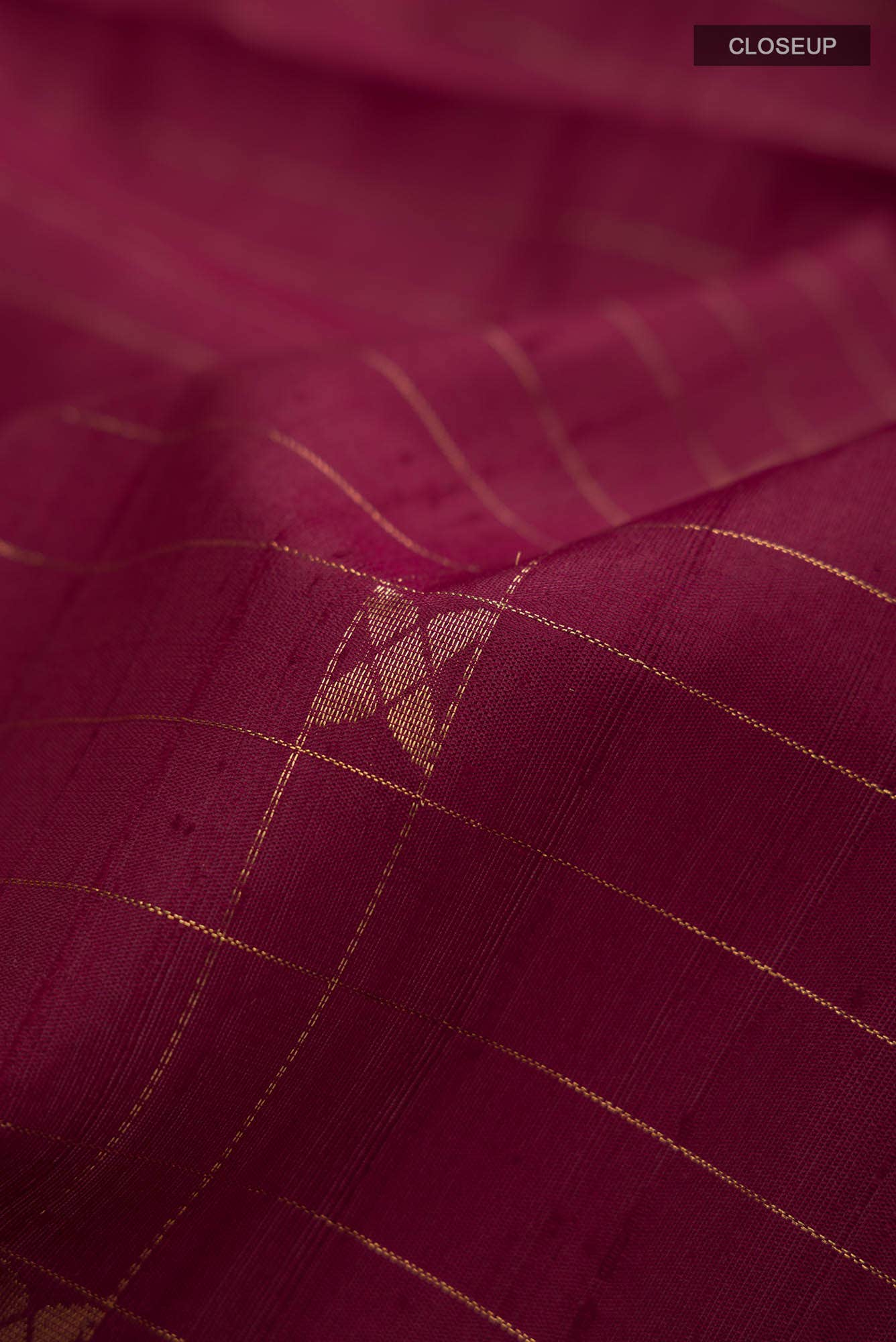 Maroon Raw Silk Saree
