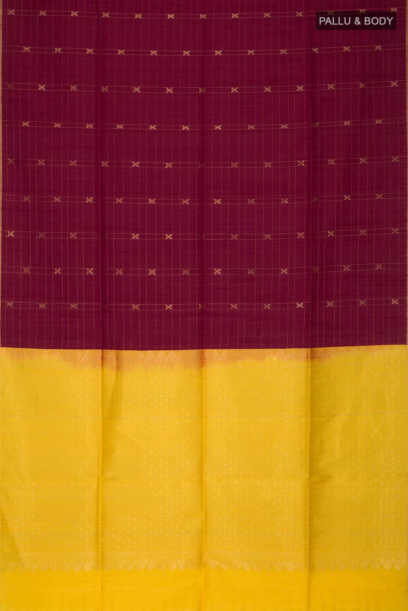 Maroon Raw Silk Saree