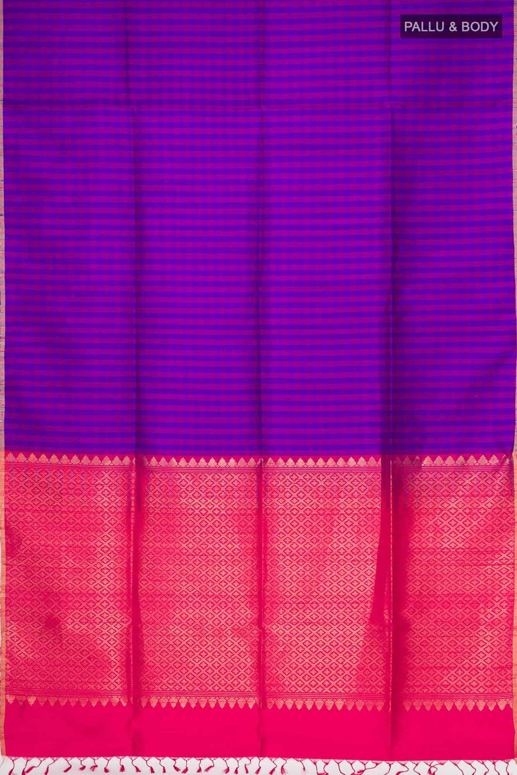 Blue Raw Silk Saree