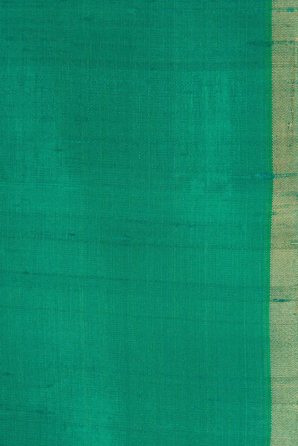 Green Dual Tone Raw Silk Saree