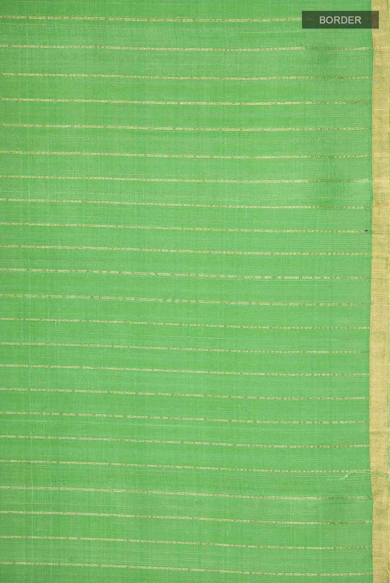 Green Raw Silk Saree