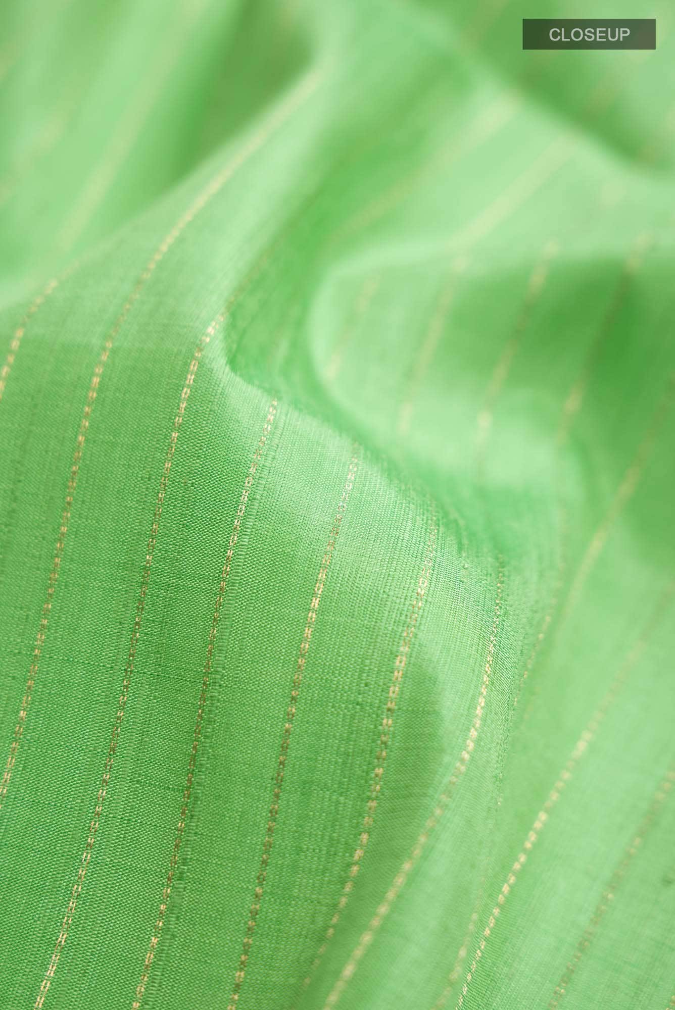 Green Raw Silk Saree