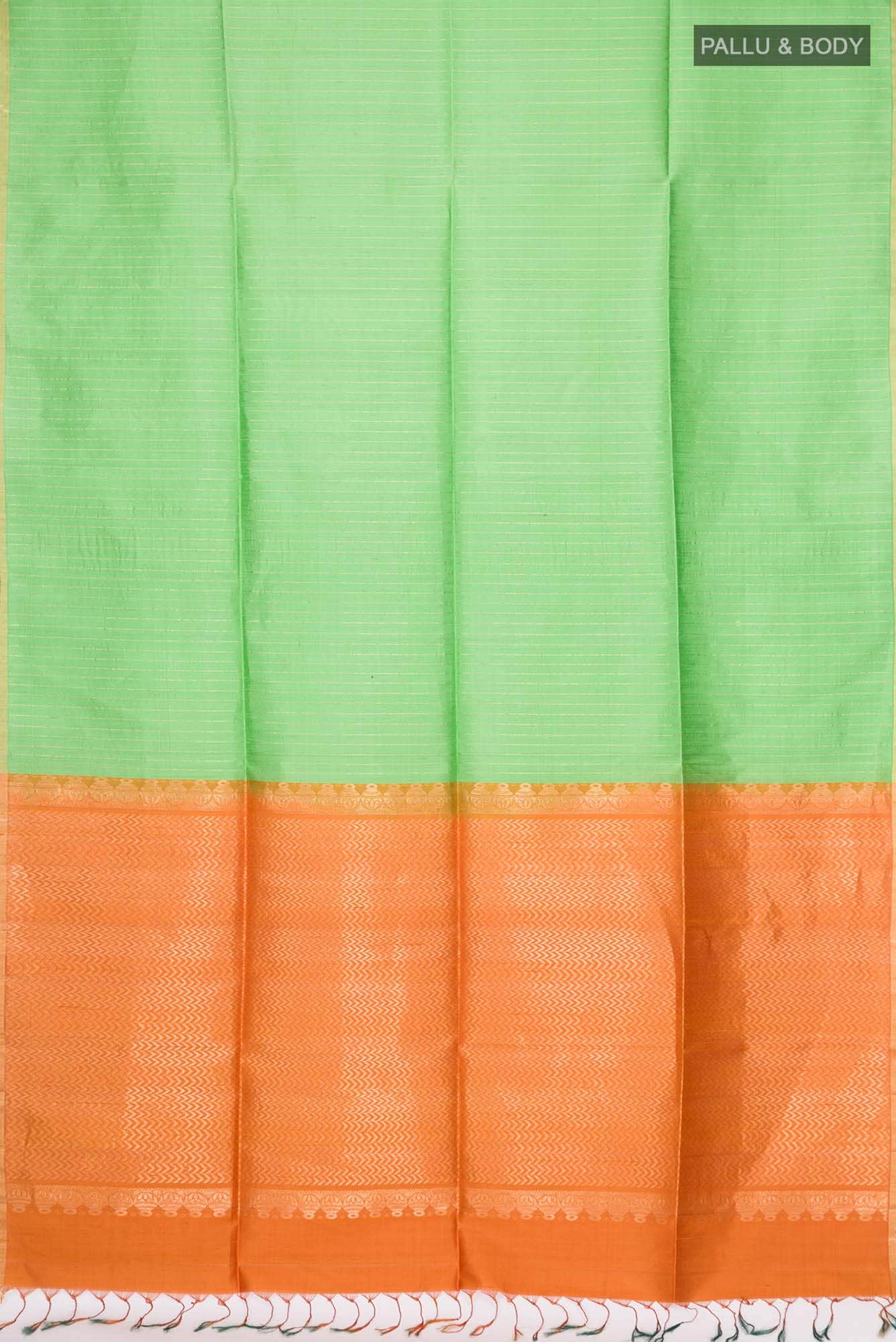Green Raw Silk Saree