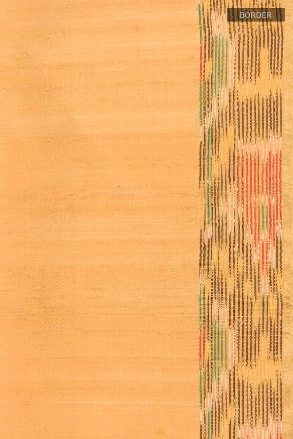 Yellow Raw Silk Saree