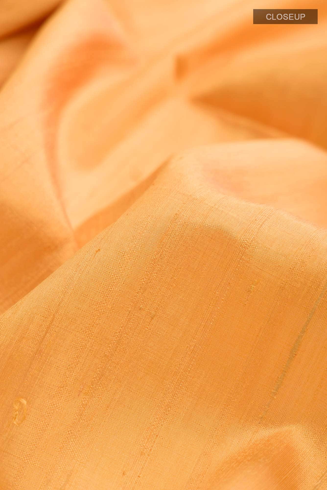 Yellow Raw Silk Saree