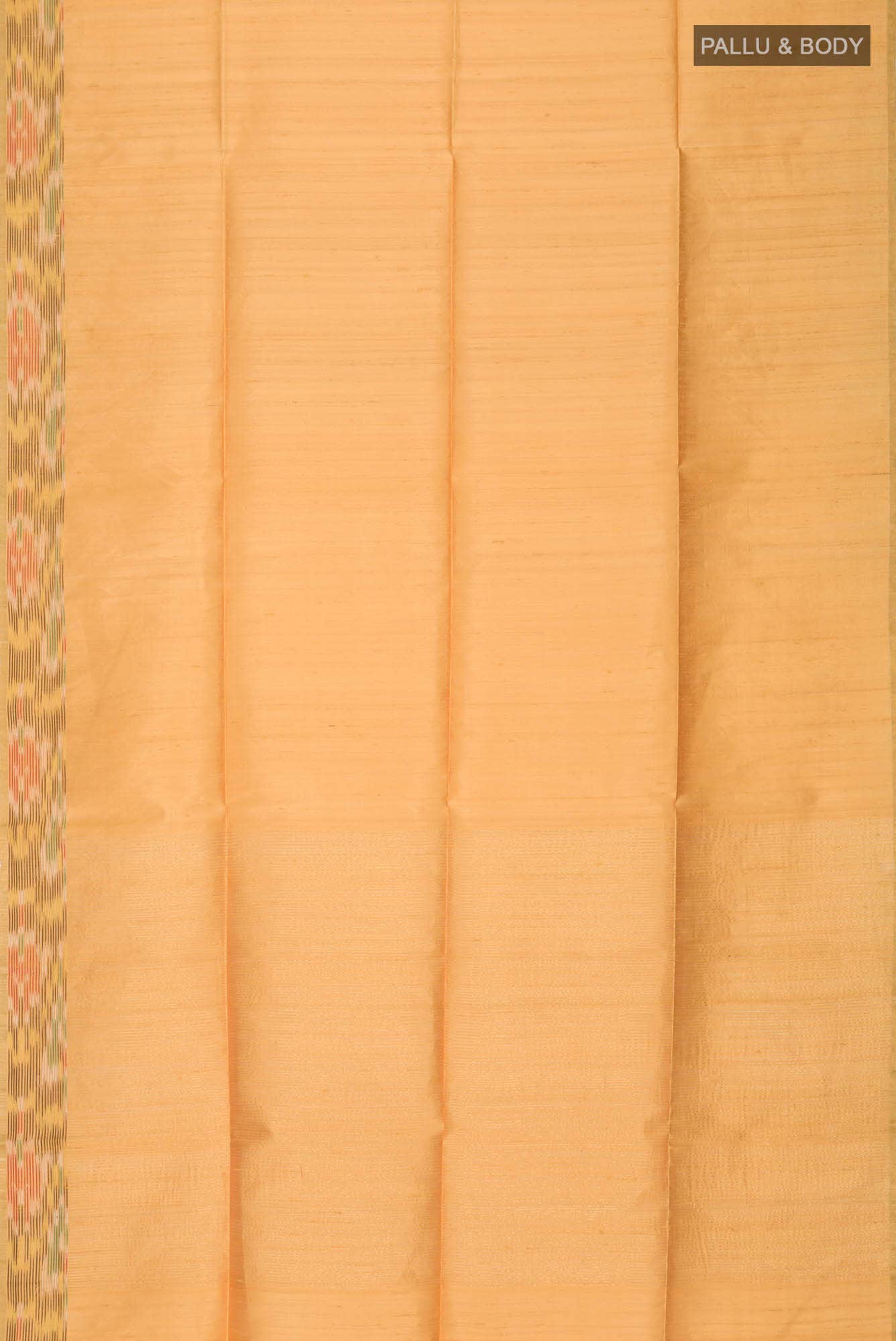 Yellow Raw Silk Saree
