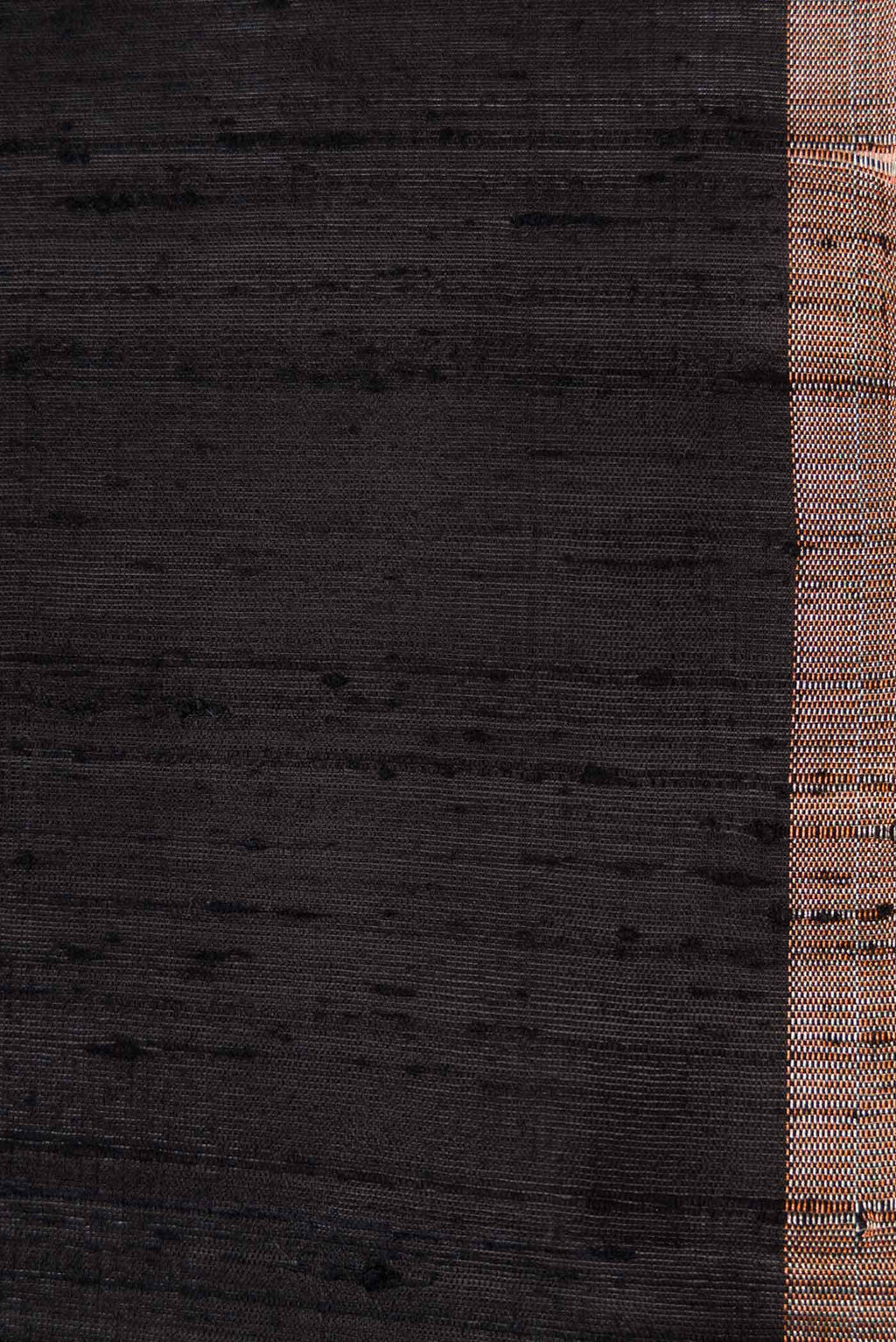 Black Raw Silk Saree