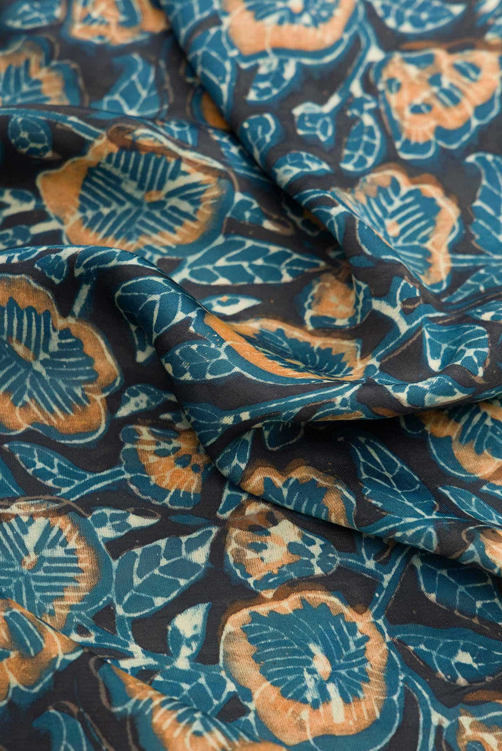 Blue Dual Tone Satin Silk Saree