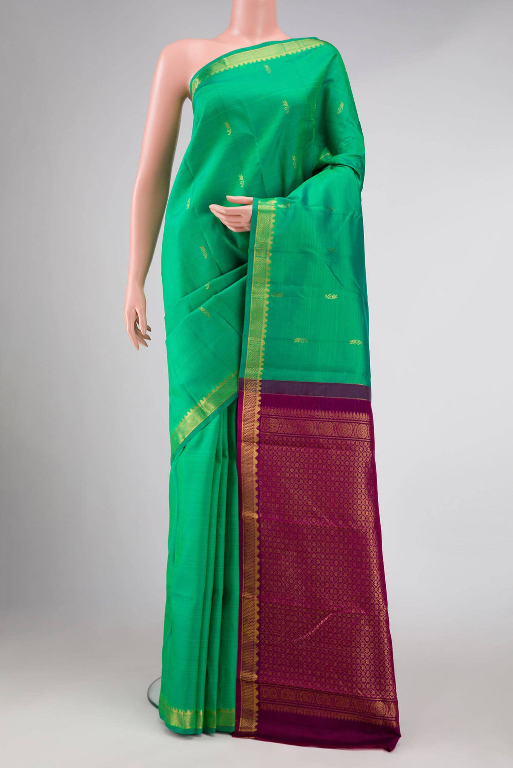 Green Kanchipuram Silk Saree