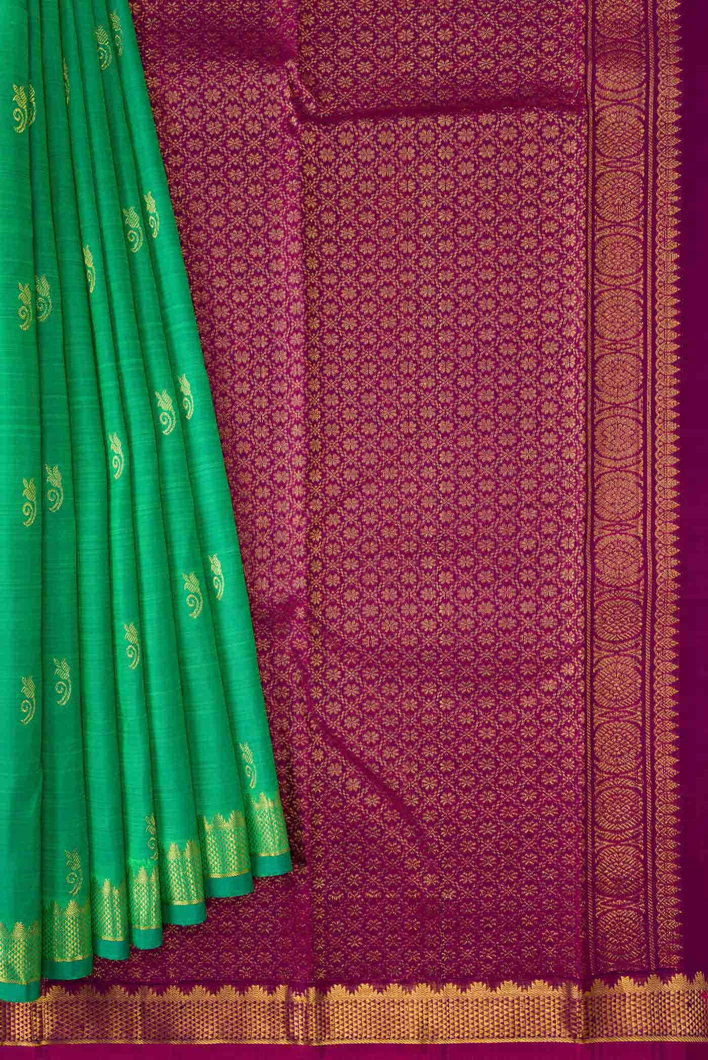 Green Kanchipuram Silk Saree