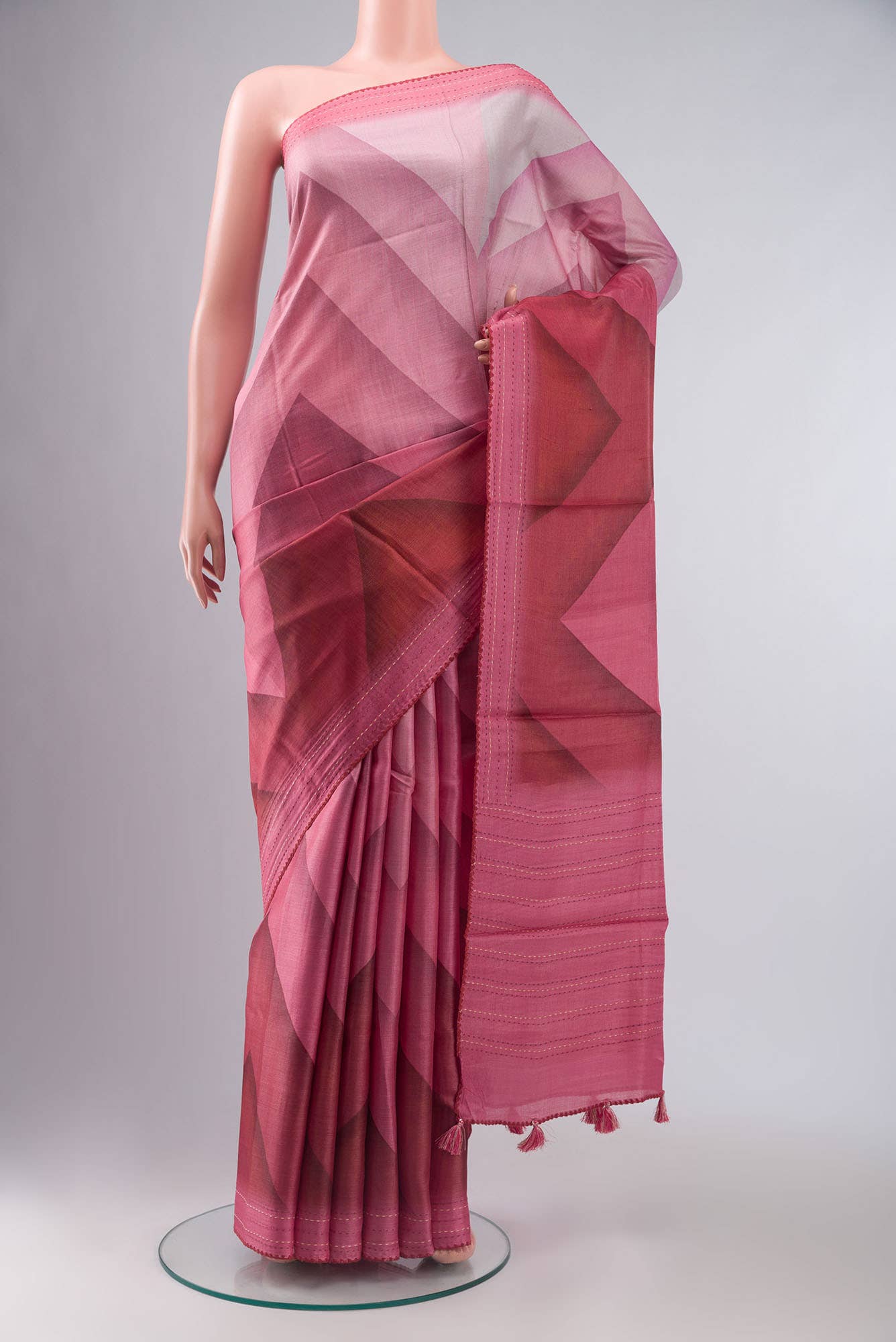 Multi Bhagalpuri Tussar Silk Saree