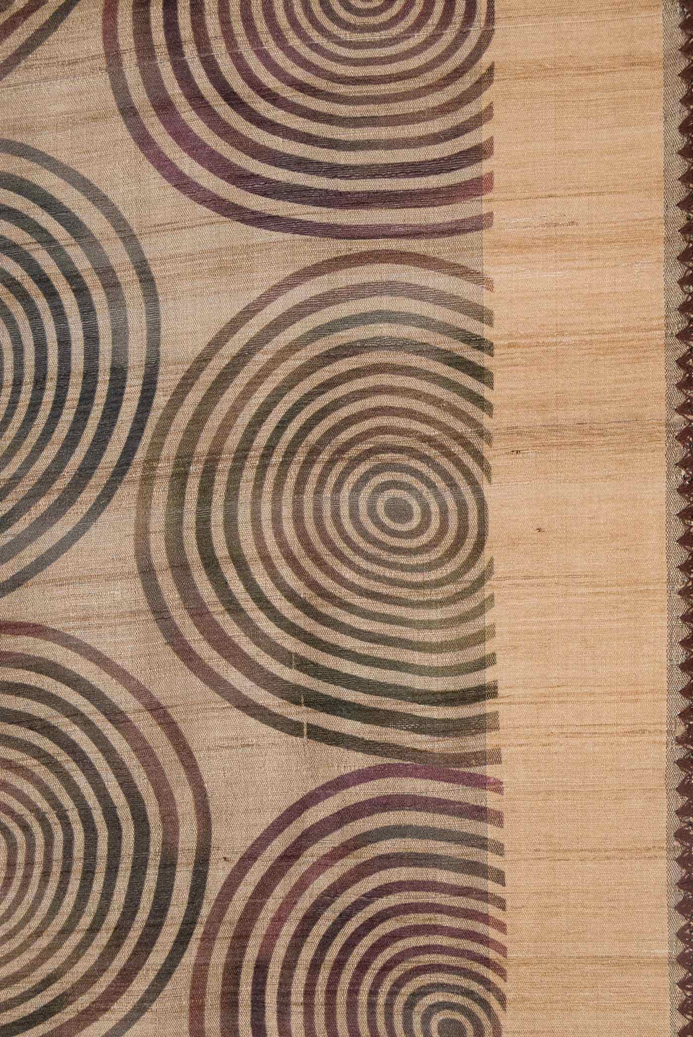 Beige Dual Tone Tussar Silk Saree