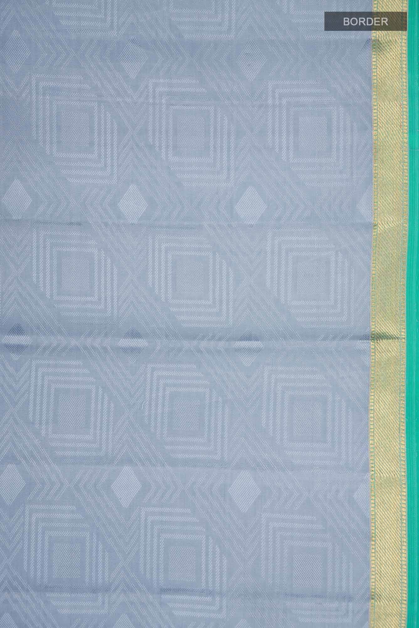 Blue Kanchipuram Silk Saree