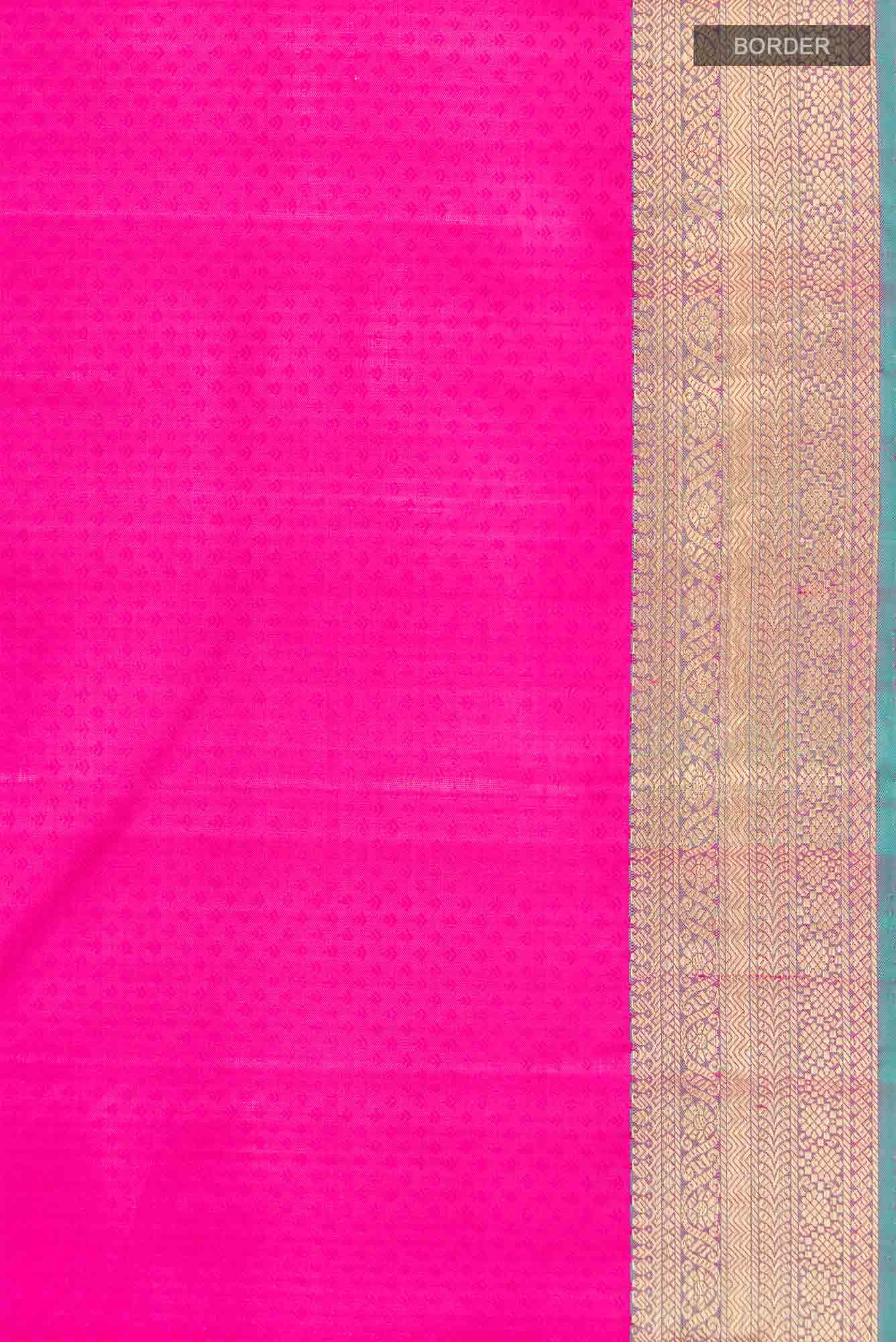 Pink Kanchipuram Silk Saree