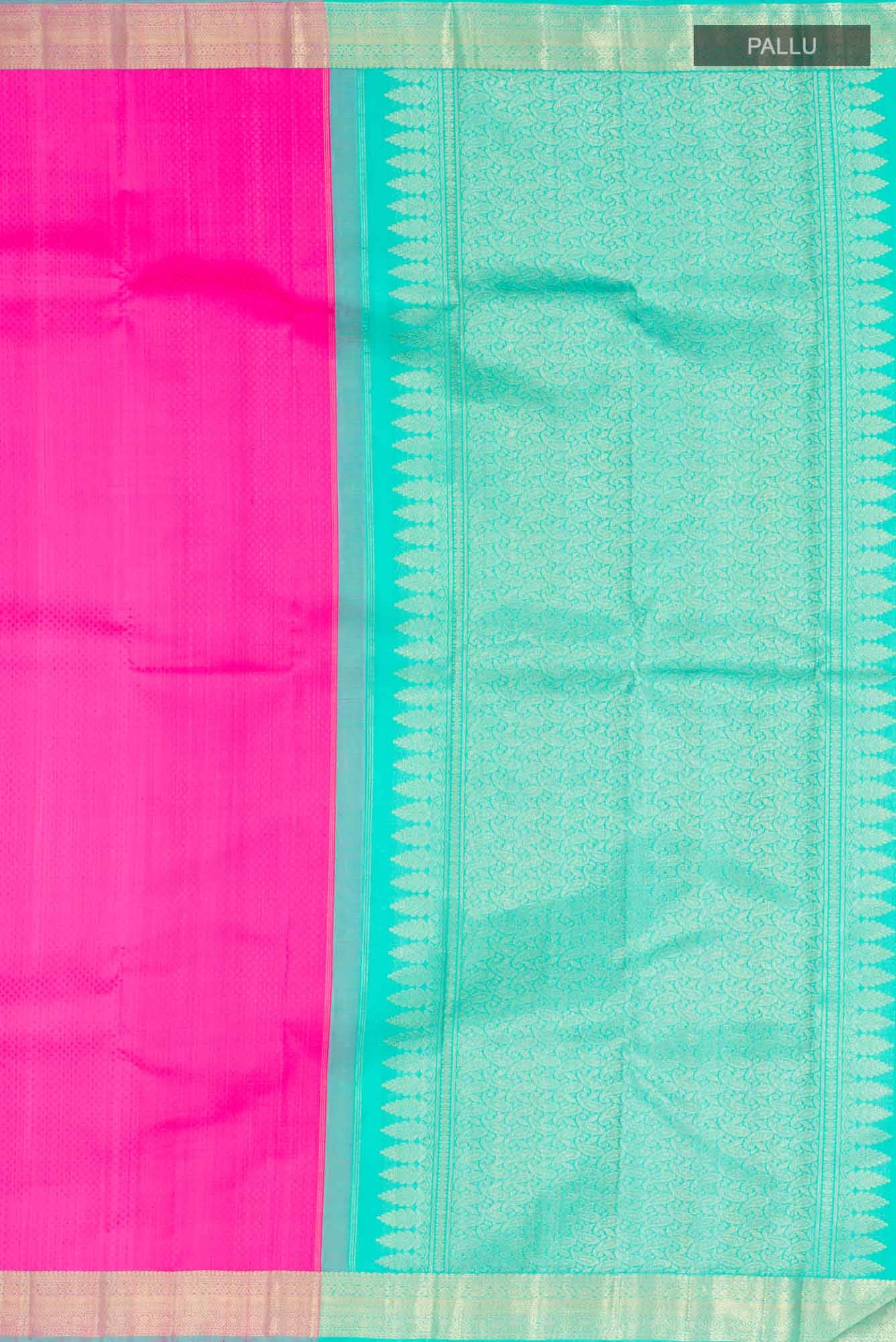 Pink Kanchipuram Silk Saree