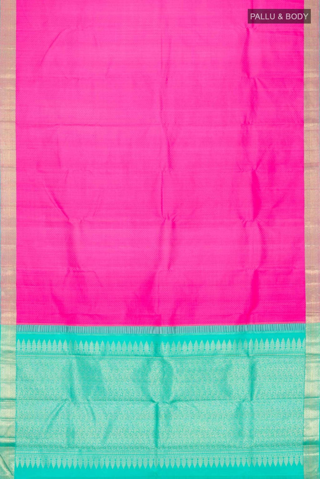 Pink Kanchipuram Silk Saree