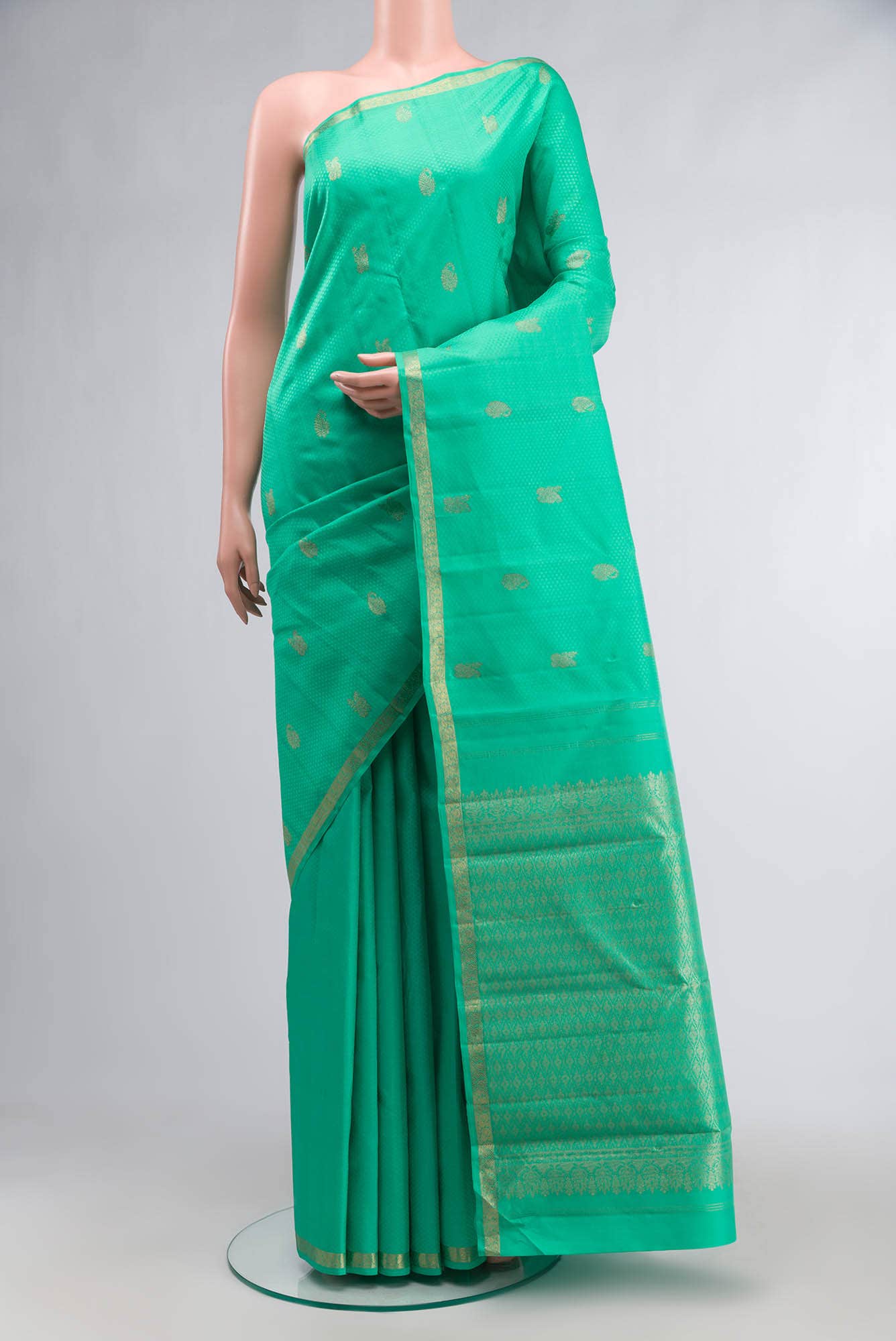 Green Kanchipuram Silk Saree